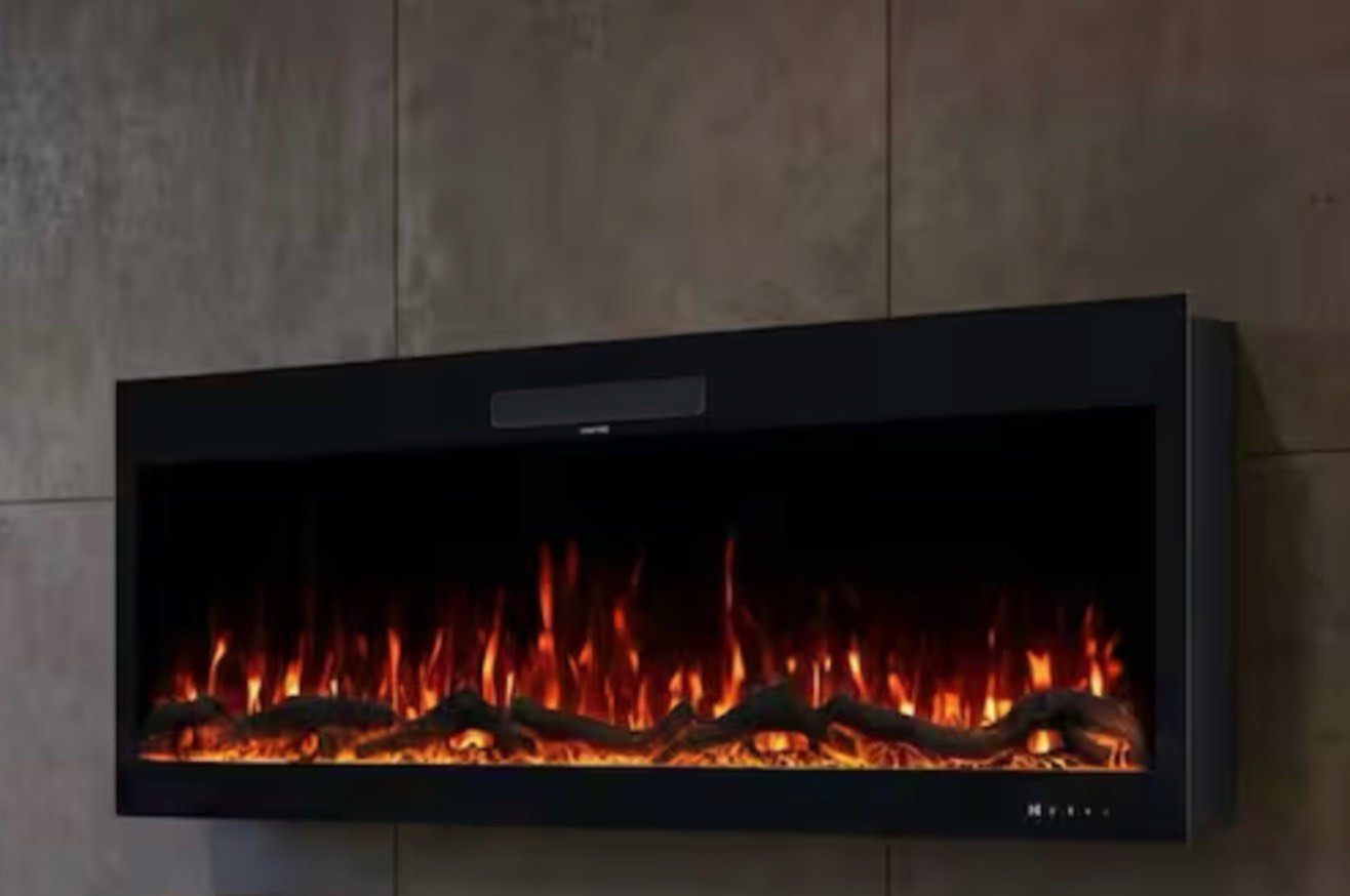 electric fireplace 113.4x26.5x51.8cm