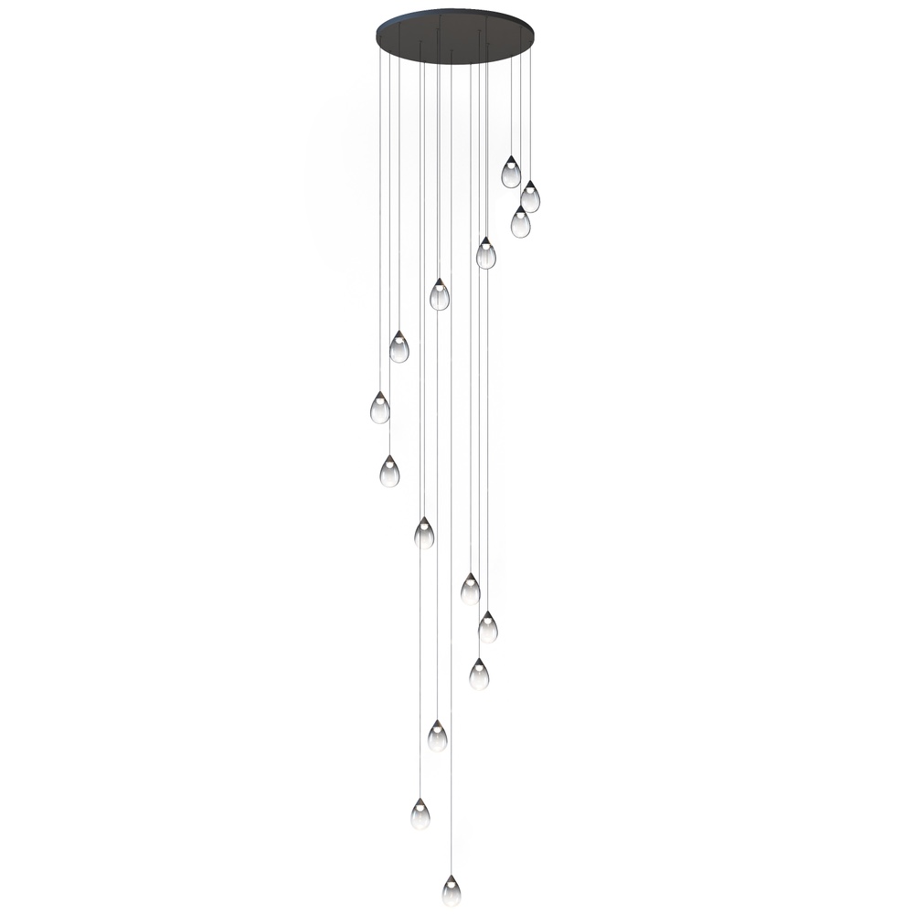 20 - Light Stainless Steal LED Cluster Pendant 8018-26 