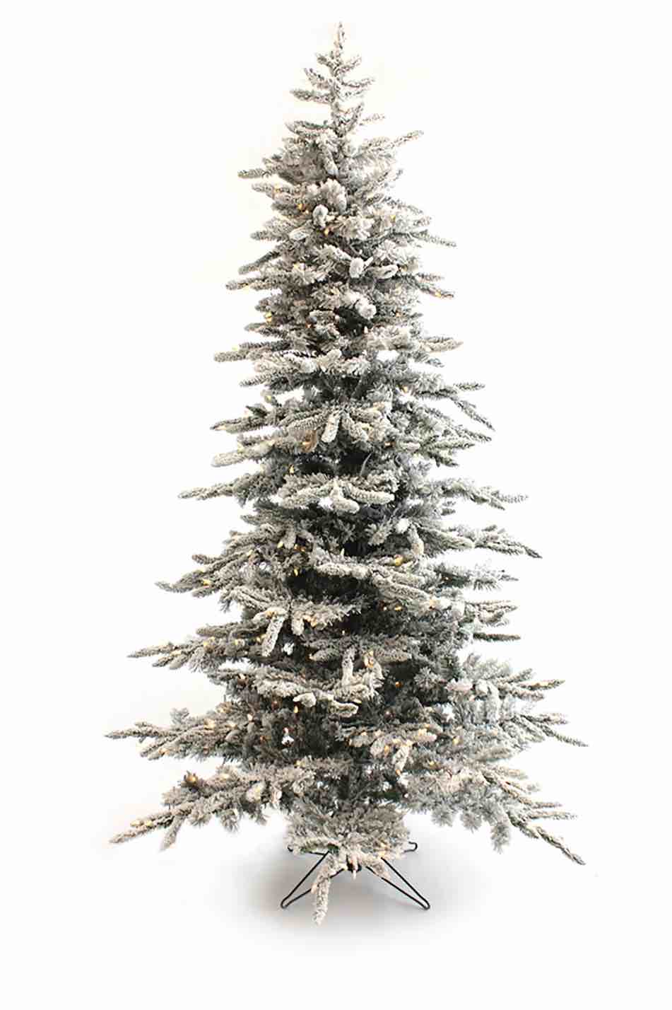 Prelit Snow Flocked Artificial Christmas 