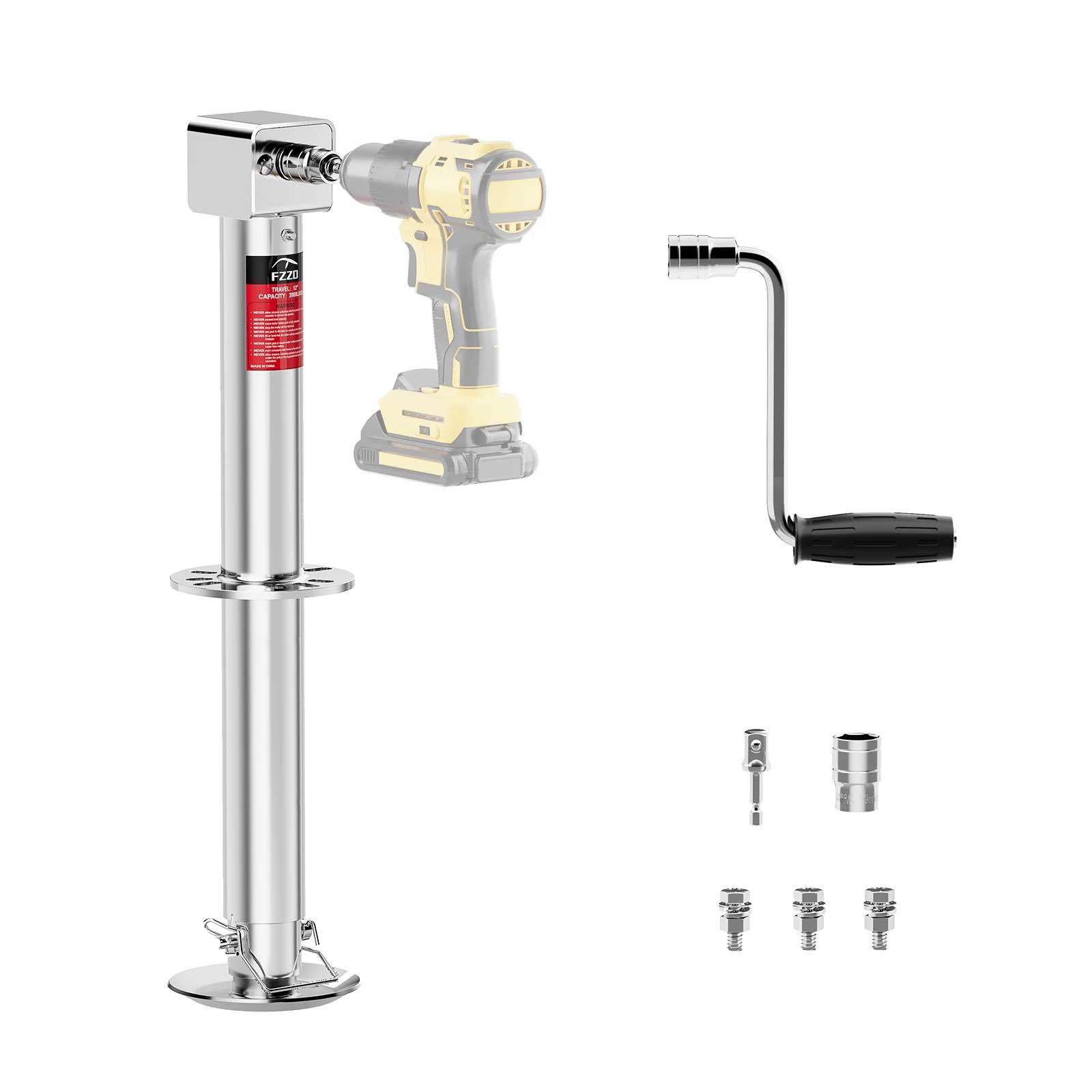 RVSNAL Aframe trailer jack capacity 5,000 Lbs 