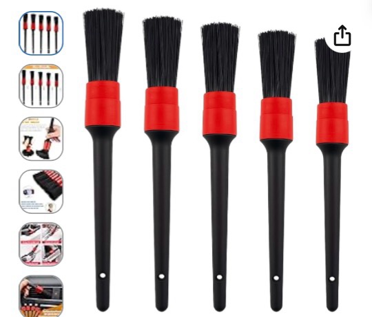 5pc car detailing brush set 