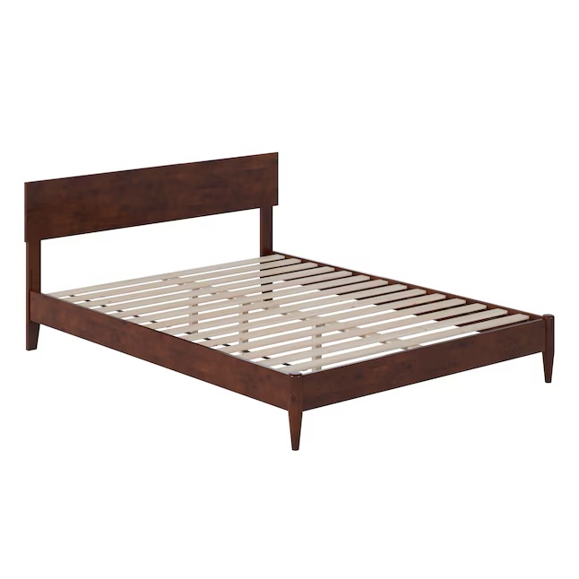 AFI Furnishings Walnut Queen Wood Low-profile Bed at Lowes.