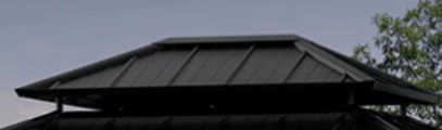 Rosewood Cedar Hardtop Gazebo size L22.05xw13.78”xH4.33inch
