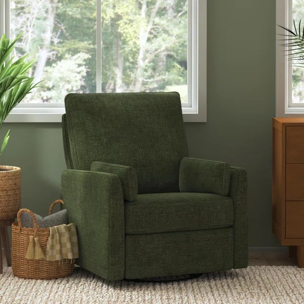 Ethan Swivel Recliner in Performance Fabric 