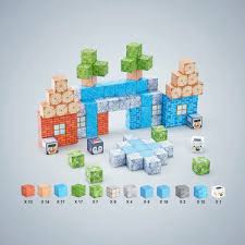 Magnetic Blocks Building Cubes Game, Sensory Toys 100-Pieces