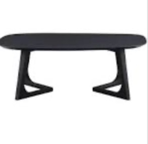 GODENZA COFFEE TABLE SMALL BLACK ASH BASE  ( Only the legs)