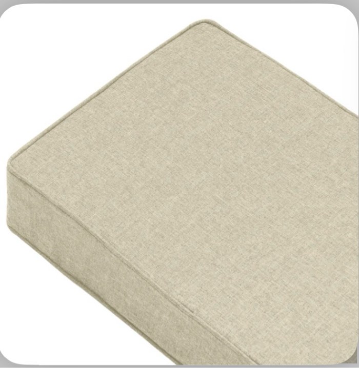 Cushion for sofa or chair beige color Size 22” X 24”  1 pcs 