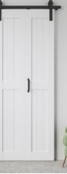 82” inch Manufactured Wood Double Bifold Sliding Barn Doors  (Only the doors)
