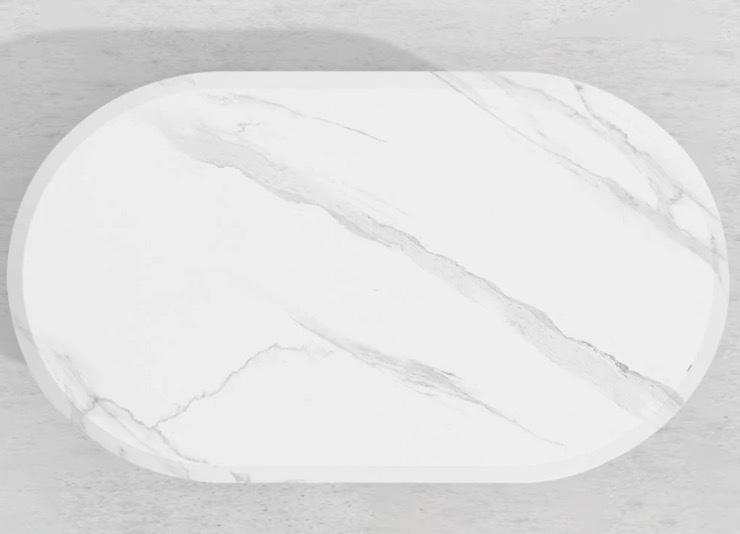 Modern Marble Coffee Table size 62” X 31” 