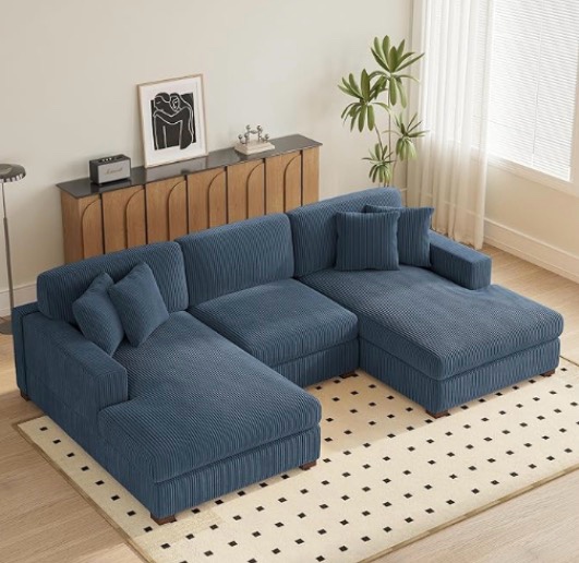 Corduroy Modular Sectional Sofa