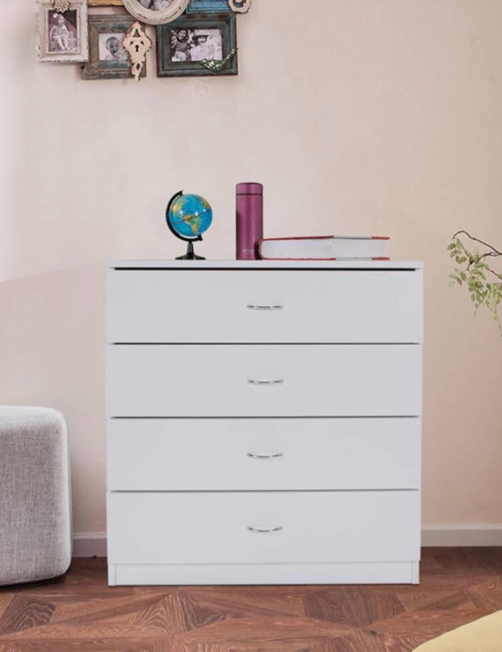 Dresser Drawer Cabinet Bedroom Storage Furniture WHITE