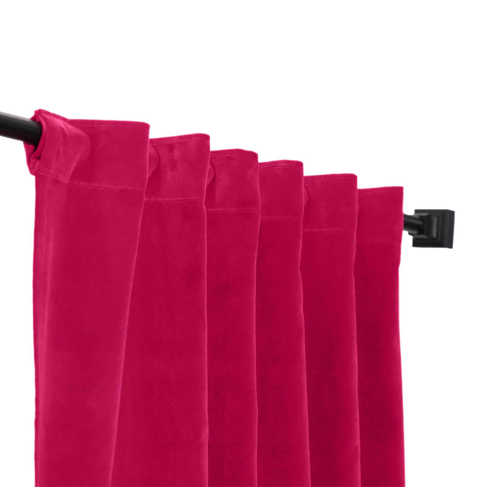 Hot Pink Velvet Curtain Drapes, Pink Room Curtain, Window Curtain, Door Curtains, Custom Made Curtains Living Room Curtains Bedroom Curtains 2 pcs