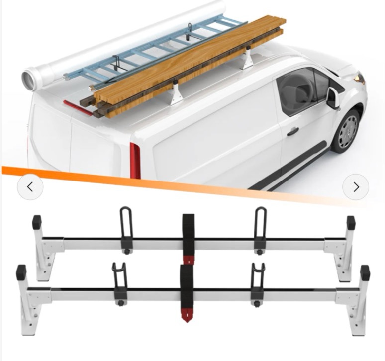 C2011V02 Cargo Van Roof Ladder Rack Fit for Ford Transit Connect 2014