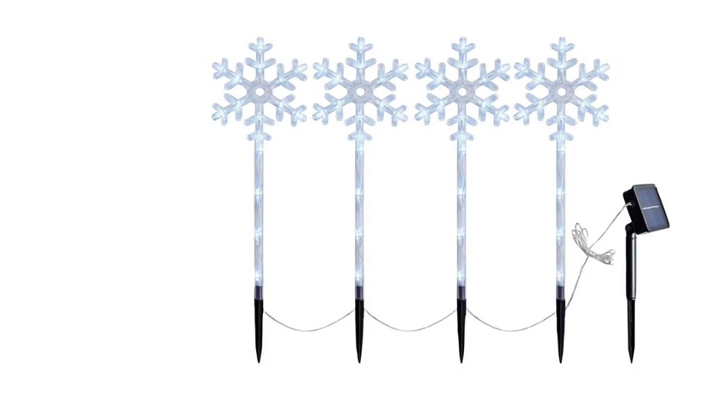 Outdoor Christmas Decorations Solar Stake Lights, Solar Christmas Pa