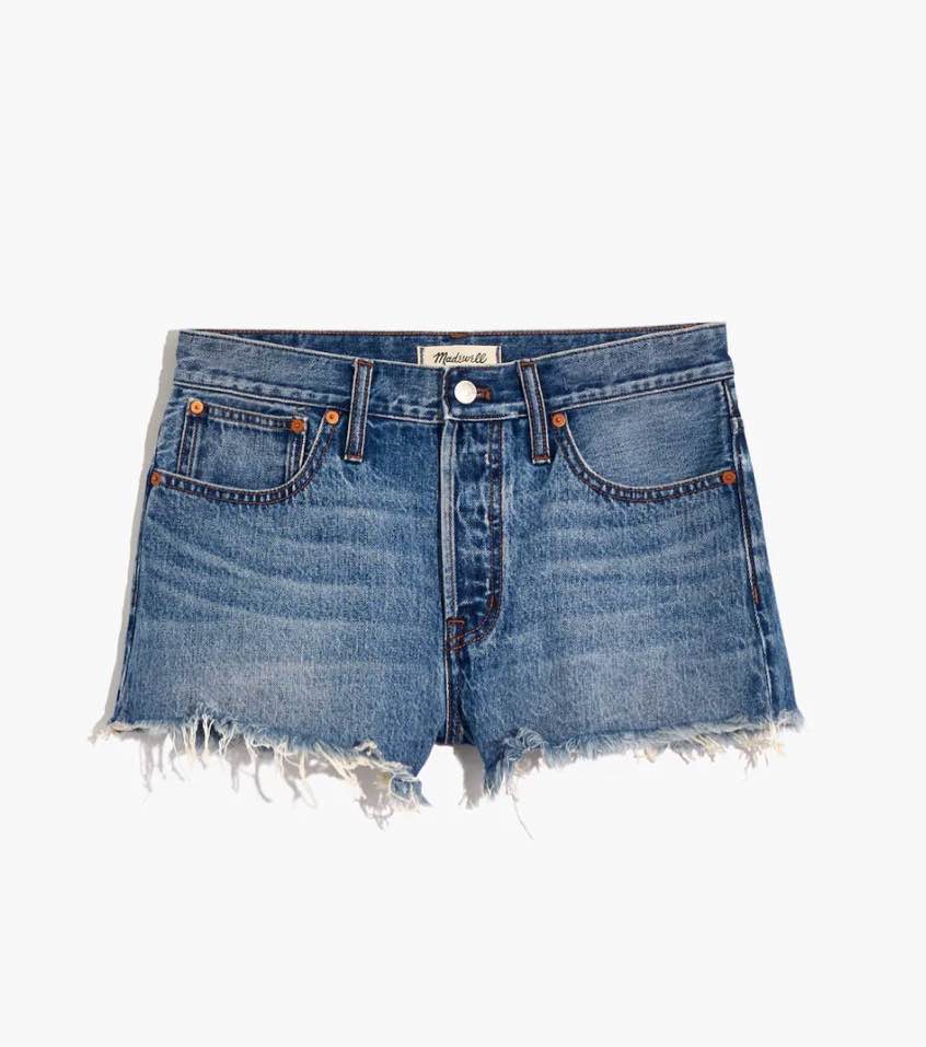 Relaxed Denim Shorts in Berriman Wash