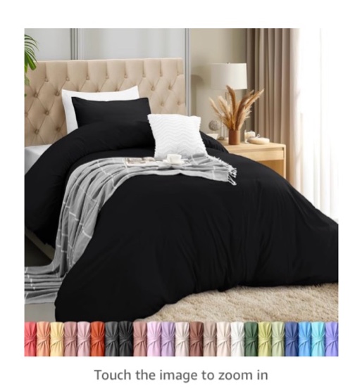small black comforter 