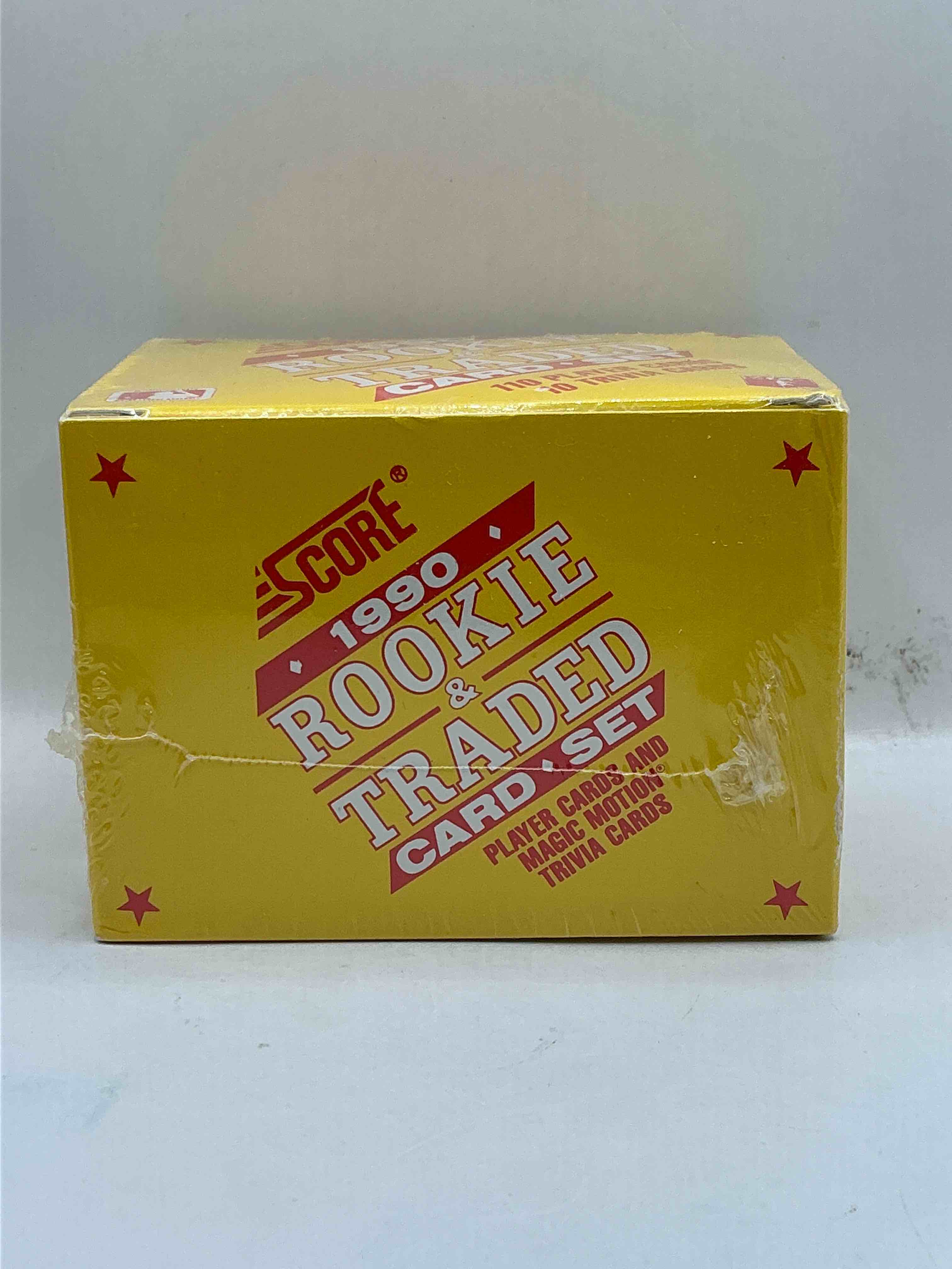 Condition photo showing New/Like New for 1990 Score Baseball Rookies & Traded Box! Unopened Straight From Box! These Packs Are Loaded With Awesome Cards! Some Cards To Search For Are Frank Thomas, Dave Winfield & More!