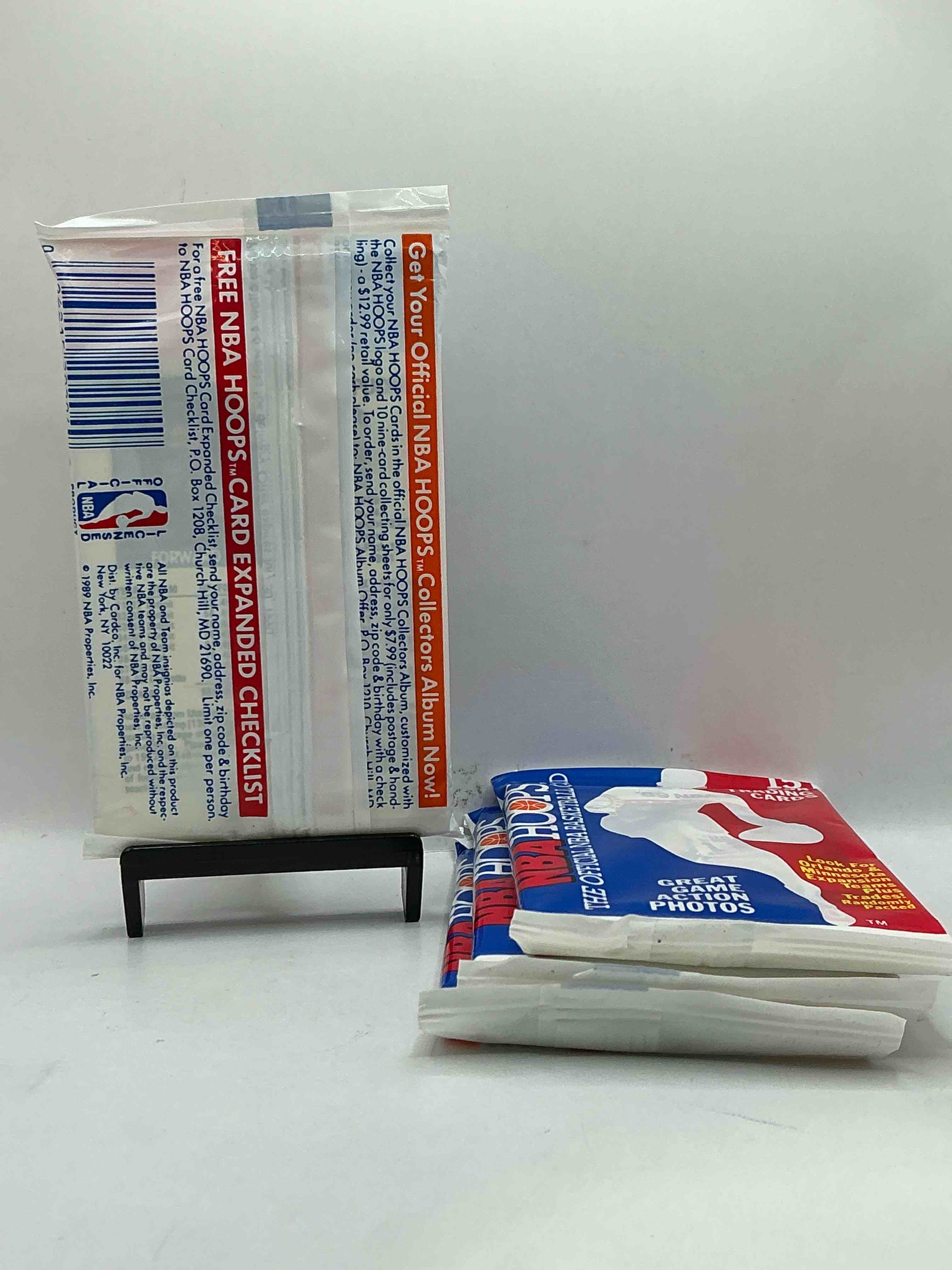 Condition photo showing New/Like New for 1989 Wow Valuable Michael Jordan?! Getting Very Rare! 1989/90 NBA Hoops Sealed Pack, Direct From Original Retail Case! Search For Valuable Michael Jordan #200 (PSA 10 Value Approx $200) & David Robinson's ONLY True Rookie Card #138 (PSA 10 Value $300) This Year Also Has Many Other Iconic Cards From Magic Johnson, Larry Bird & Too Many Others To List 1989 NBA Hoops Has Exploded in The Collector Market As It's The First Year Of NBA Hoops Production, & Only One Of Two Sets Produced in 1989 Don't Miss Out, Getting Very Rare!