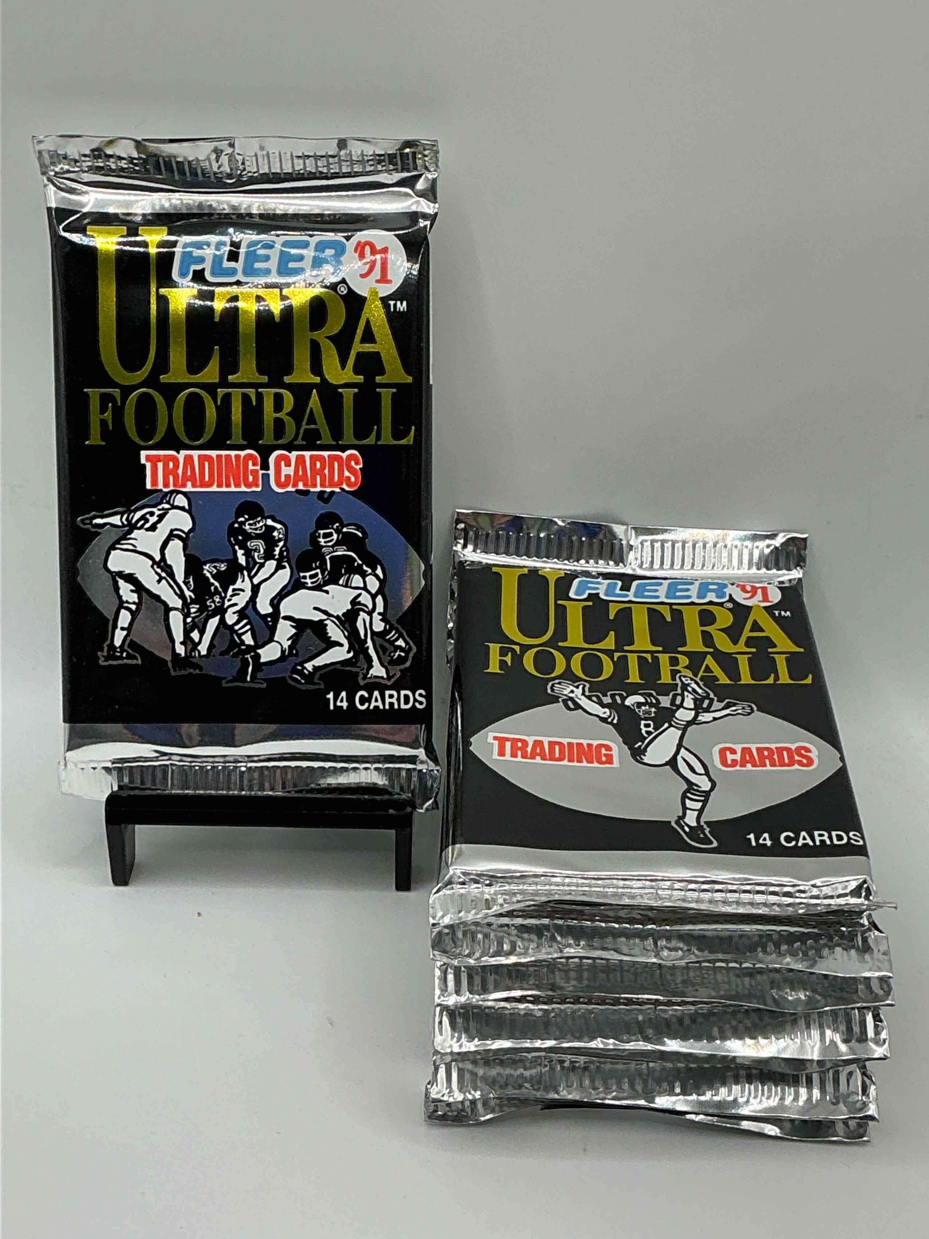 brett favre rookie!? 1991 fleer ultra unopened packs straight from original box!search for brett favre rookie & other valuable cards from joe montana emmitt smith & barry sanders!