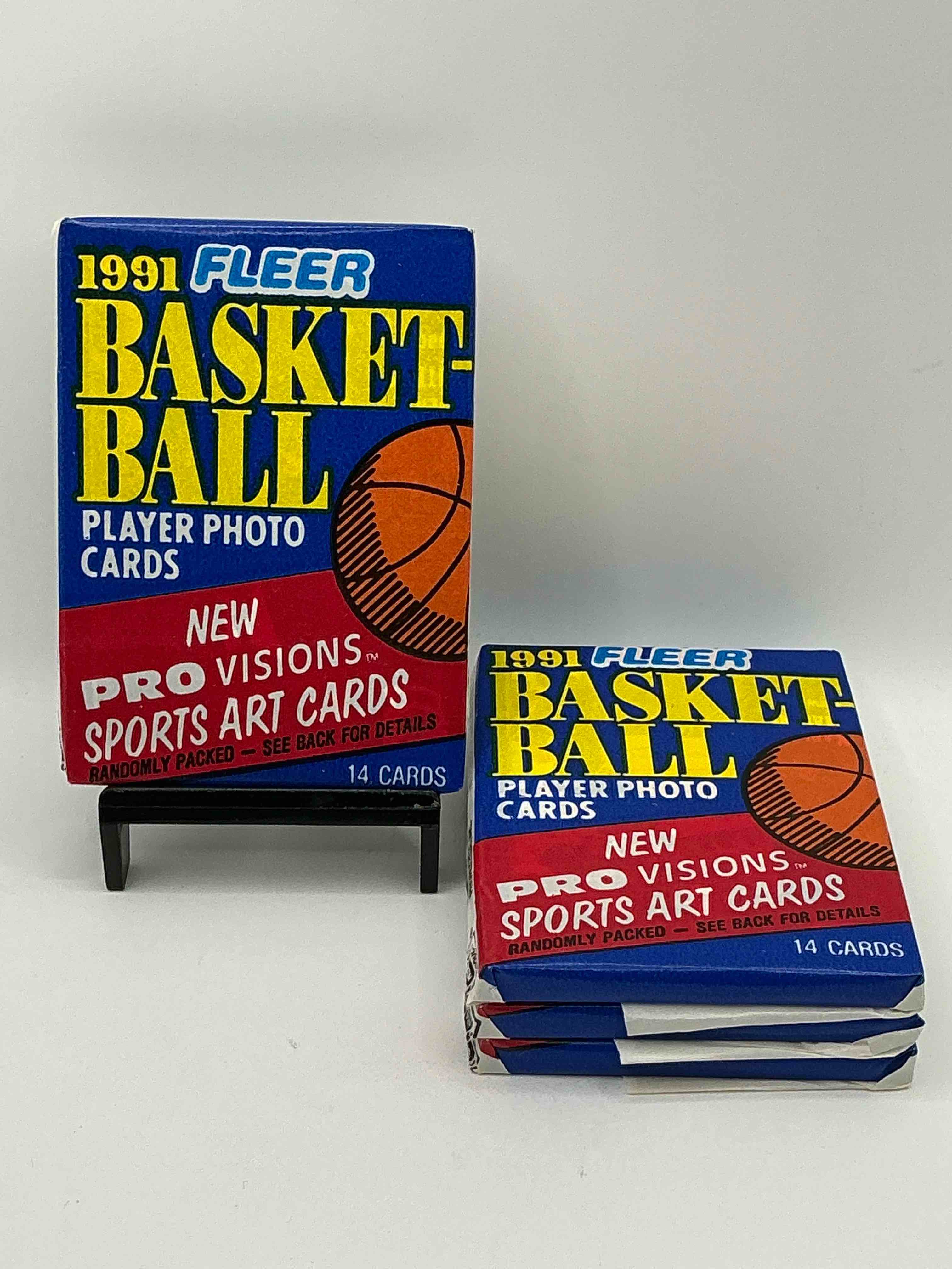 jordan!? 1991 fleer nba wax pack, direct from original factory sealed retail case!search for valuable michael jordan #29 (psa 10 value $300), larry johnson, rookie & too many valuable cards to list!
