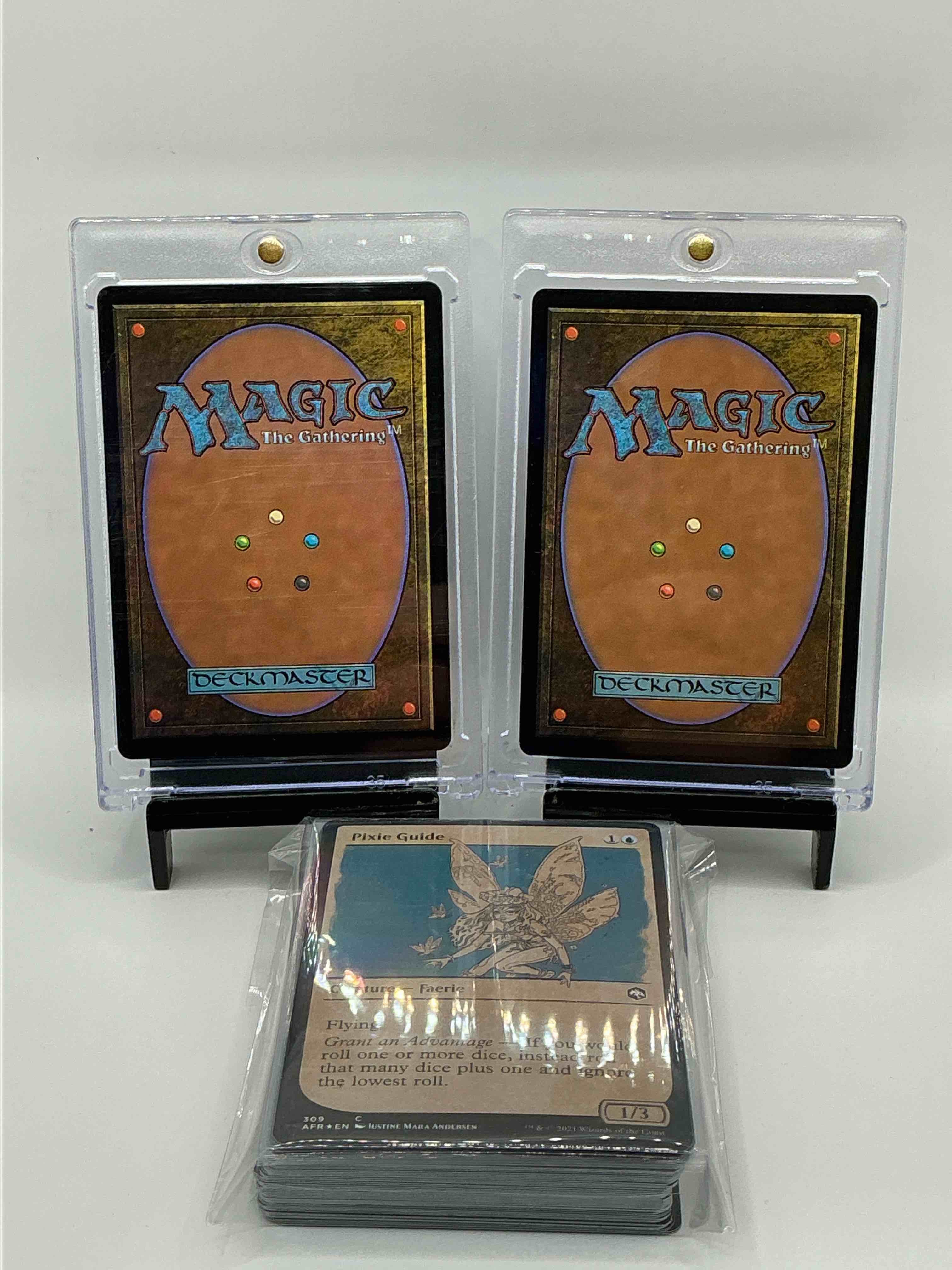 Condition photo showing New/Like New for Magic The Gathering 50 Card Lot! Lot Includes 5 Rare Cards & 5 Holo Foil Cards! All Cards In Excellent Condition! A Great Way To Join The MTG Craze!