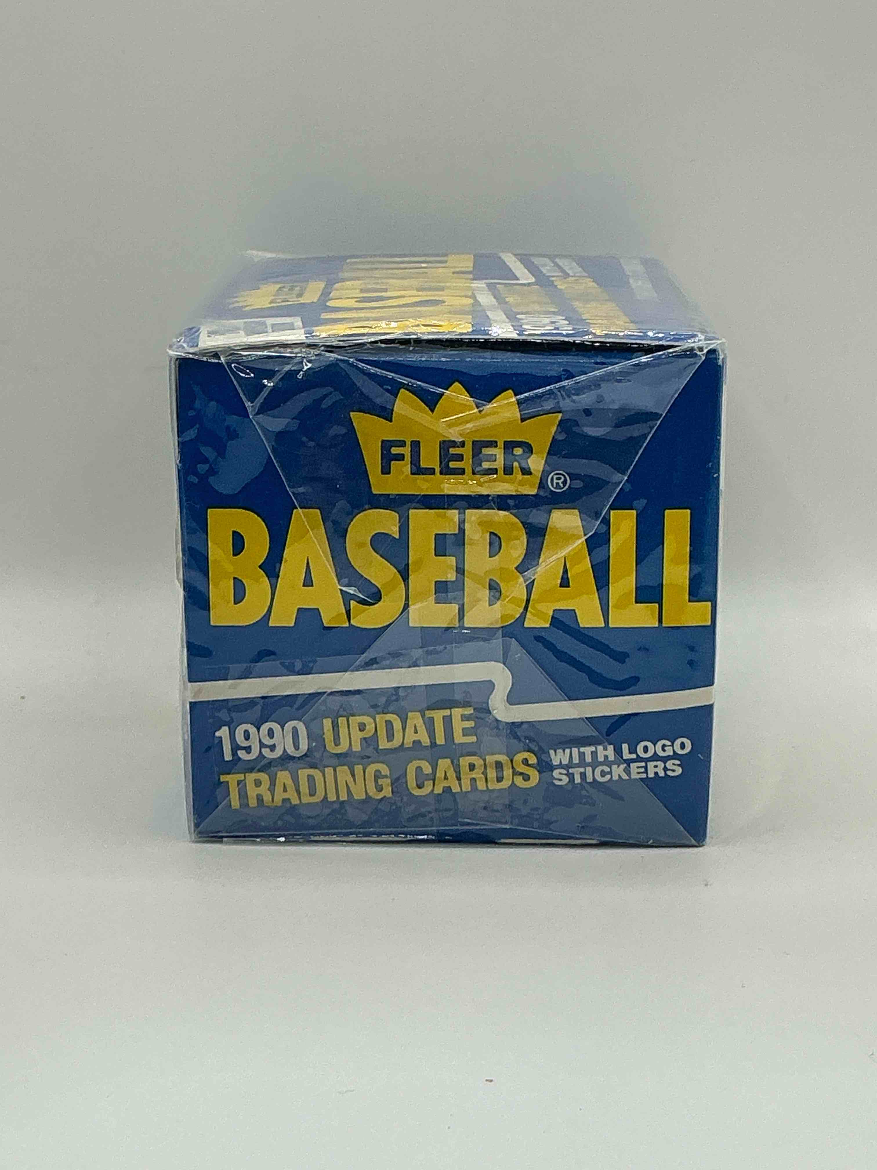 Condition photo showing New/Like New for 1990 Update Trading Cards! 132 Cards! Fleer Baseball Unopened Sports Card Original Box! Search For Valuable Collectible Ken Griffey Jr Cards! Logo & Sticker Cards Included! 10th Anniversary Edition! 