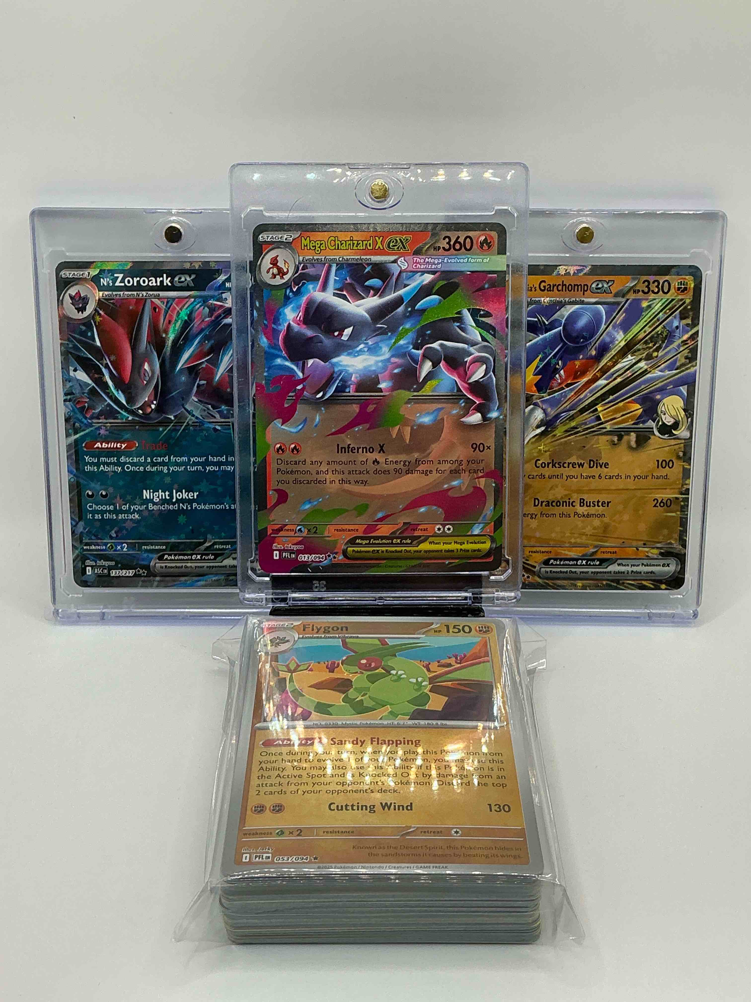 Pokémon Palooza! Mega Charizard X EX! Cynthia’s Garchomp EX! N’s Zoroark EX! Along With 50 Other Pokémon Heroes, Holos, Legends & Commons!