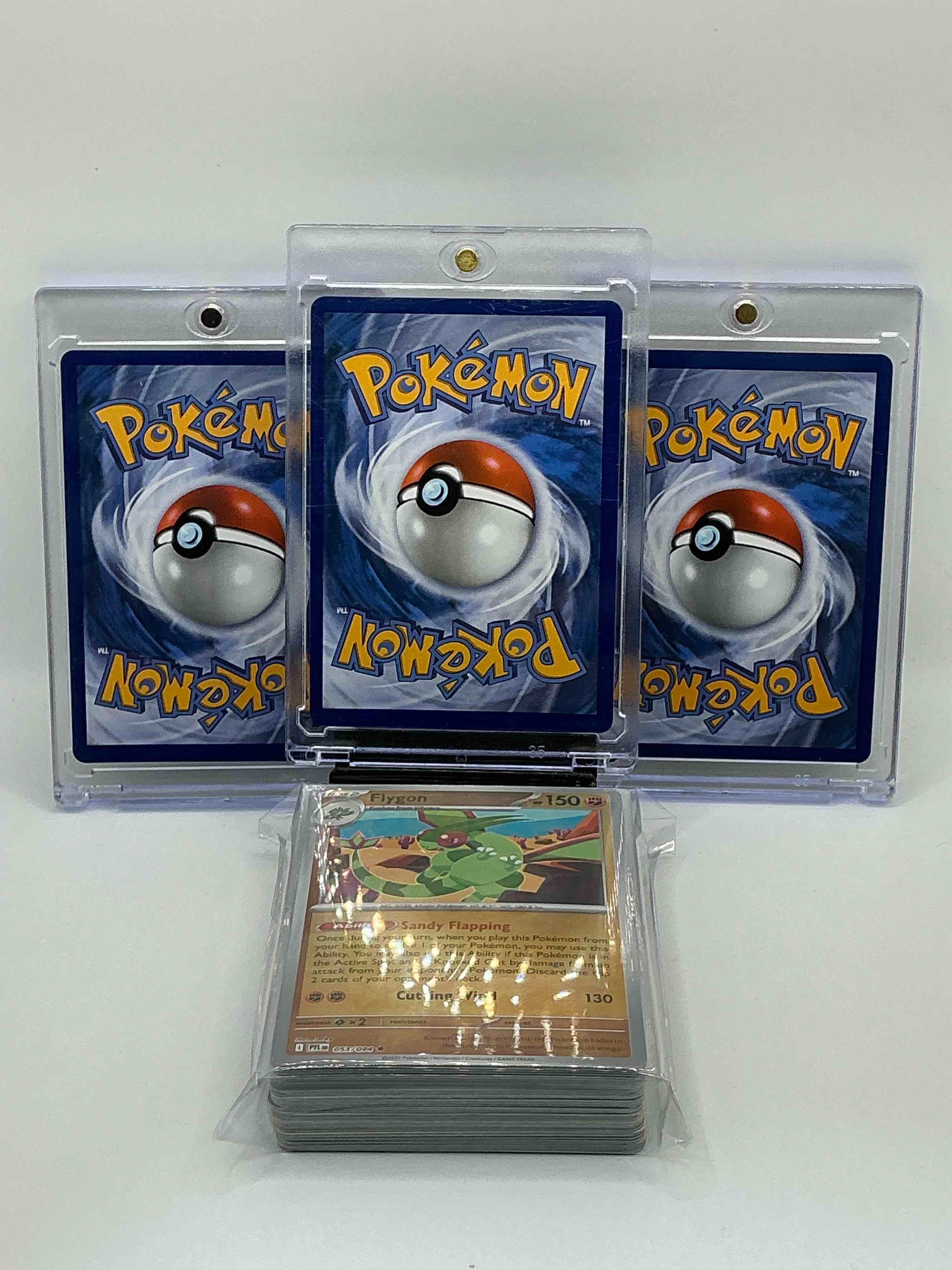 Condition photo showing New/Like New for Pokémon Palooza! Mega Charizard X EX! Cynthia’s Garchomp EX! N’s Zoroark EX! Along With 50 Other Pokémon Heroes, Holos, Legends & Commons!