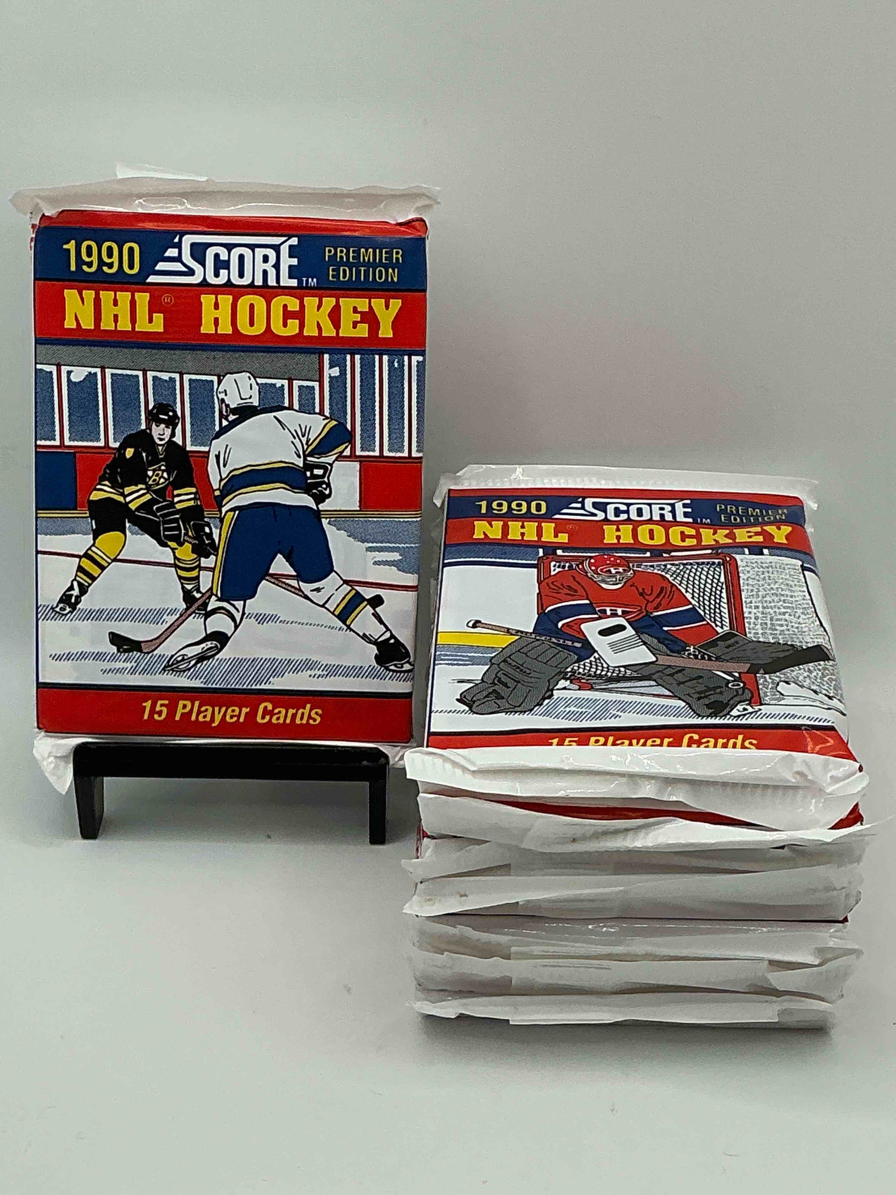 Beautiful & Rare! Wayne Gretzky!? 1990 Score Hockey Unopened Packs! Look For Key Rookies & Wayne Gretzky Cards In These Amazing Packs! Straight From Box & Rare!