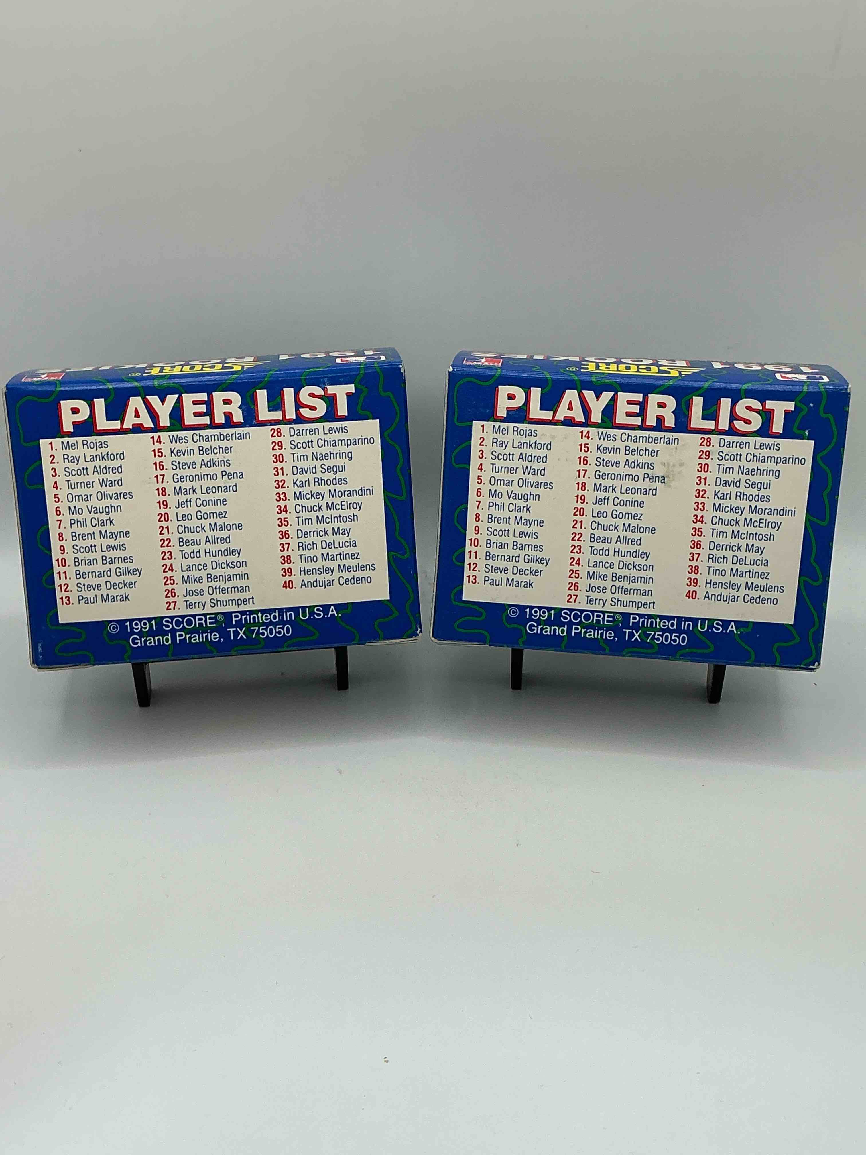 Condition photo showing New/Like New for Bo Jackson! 1991 Score Rookies 40 Card Box! All The Best Rookies From 1991 All Included In This Super Rare & Vintage Box!