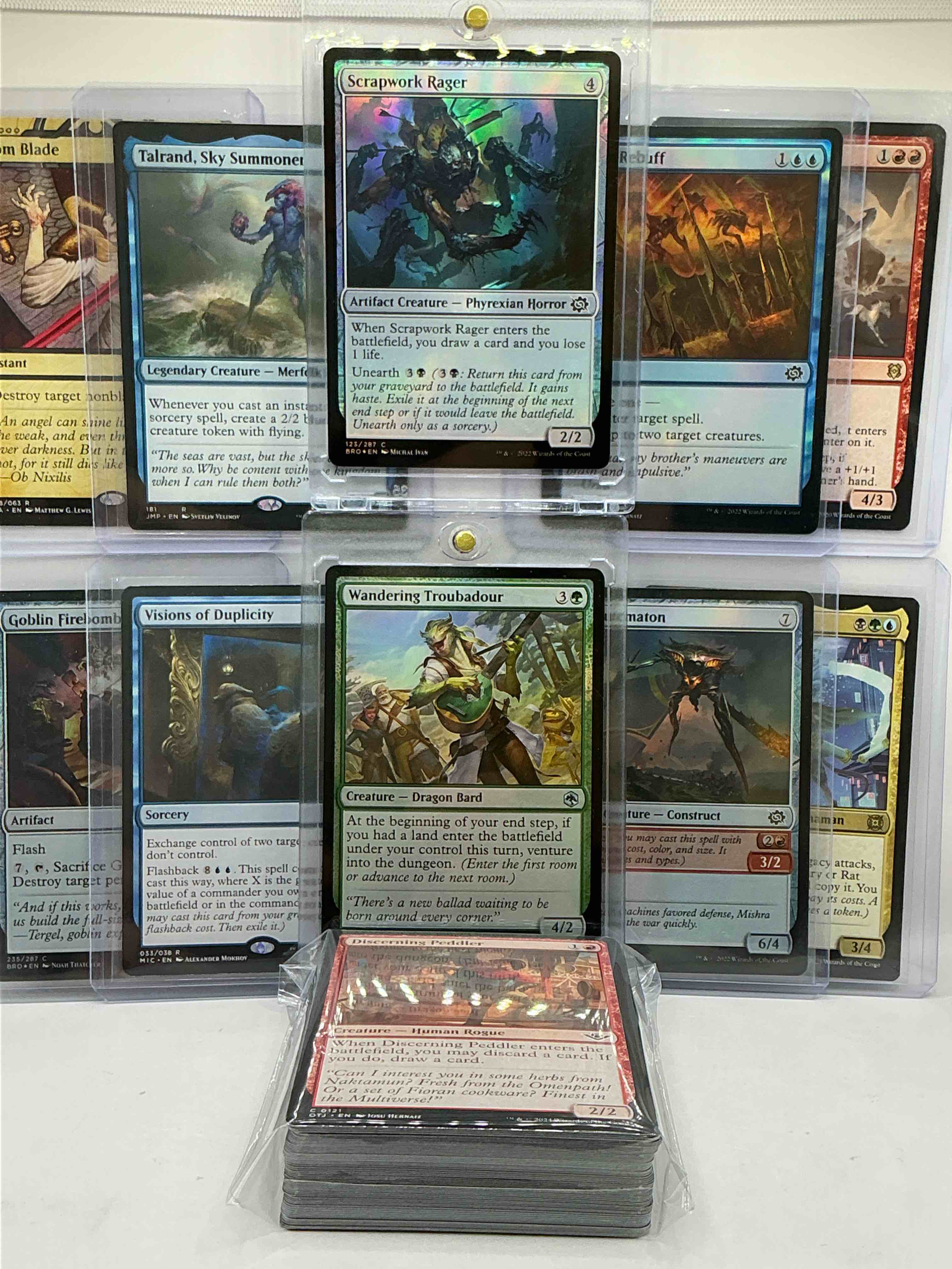 Condition photo showing item condition for magic the gathering 50 card lot! lot includes 5 rare cards & 5 holo foil cards! all cards in excellent condition! a great way to join the mtg craze!