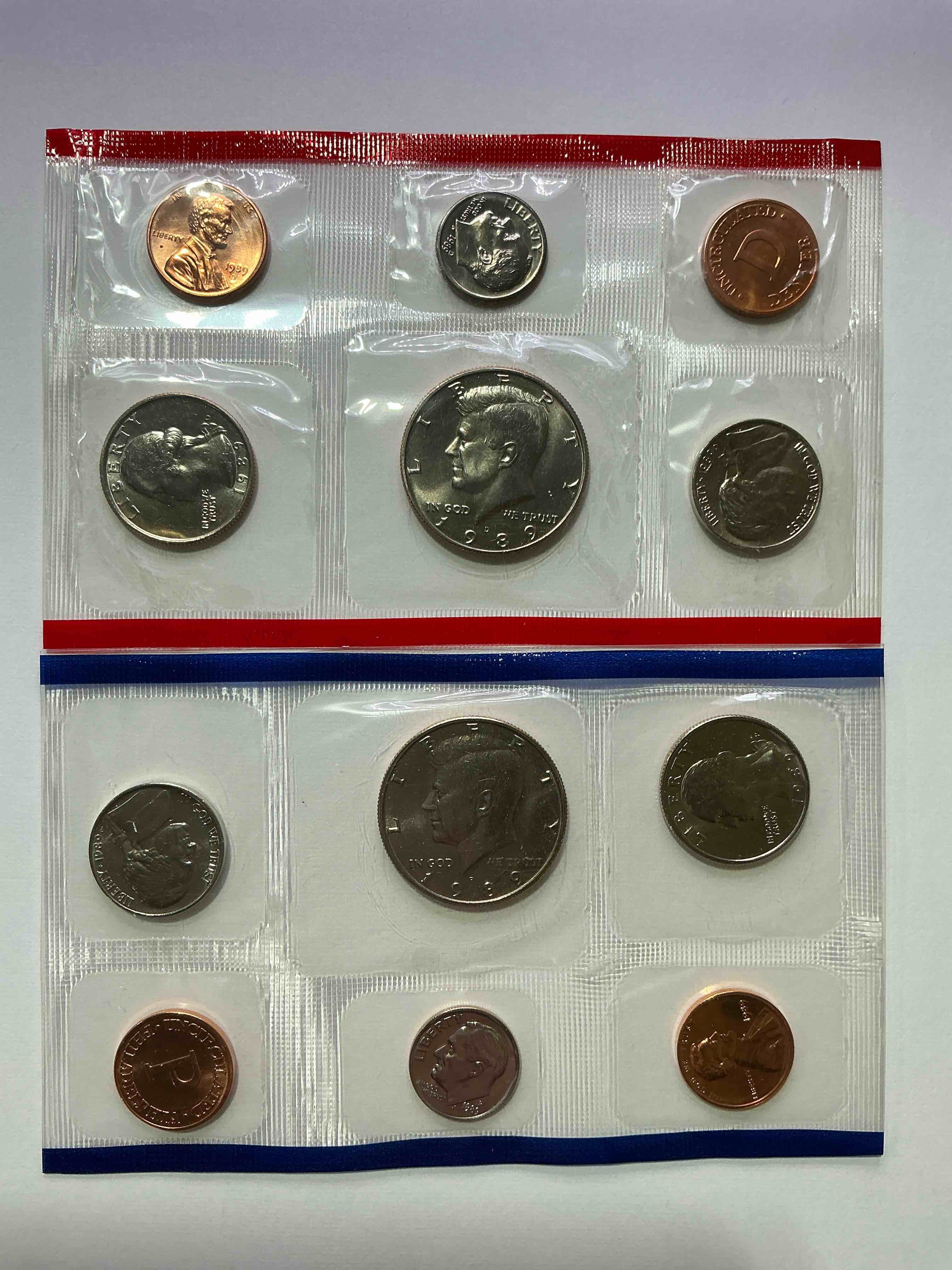 1989 Uncirculated U.S. Mint Coins! Attention All Swifties Out There! What A Great Year! These Gorgeous Coins From The Mint Set Features Each U.S. Coins Minted in 1989 In Uncirculated Condition, From Each Mint Mark, Philly & Denver! From The U.S. Treasury In 1989! Own An Awesome Investment & Incredible Piece Of U.S. History! Also Makes For An Awesome Gift!