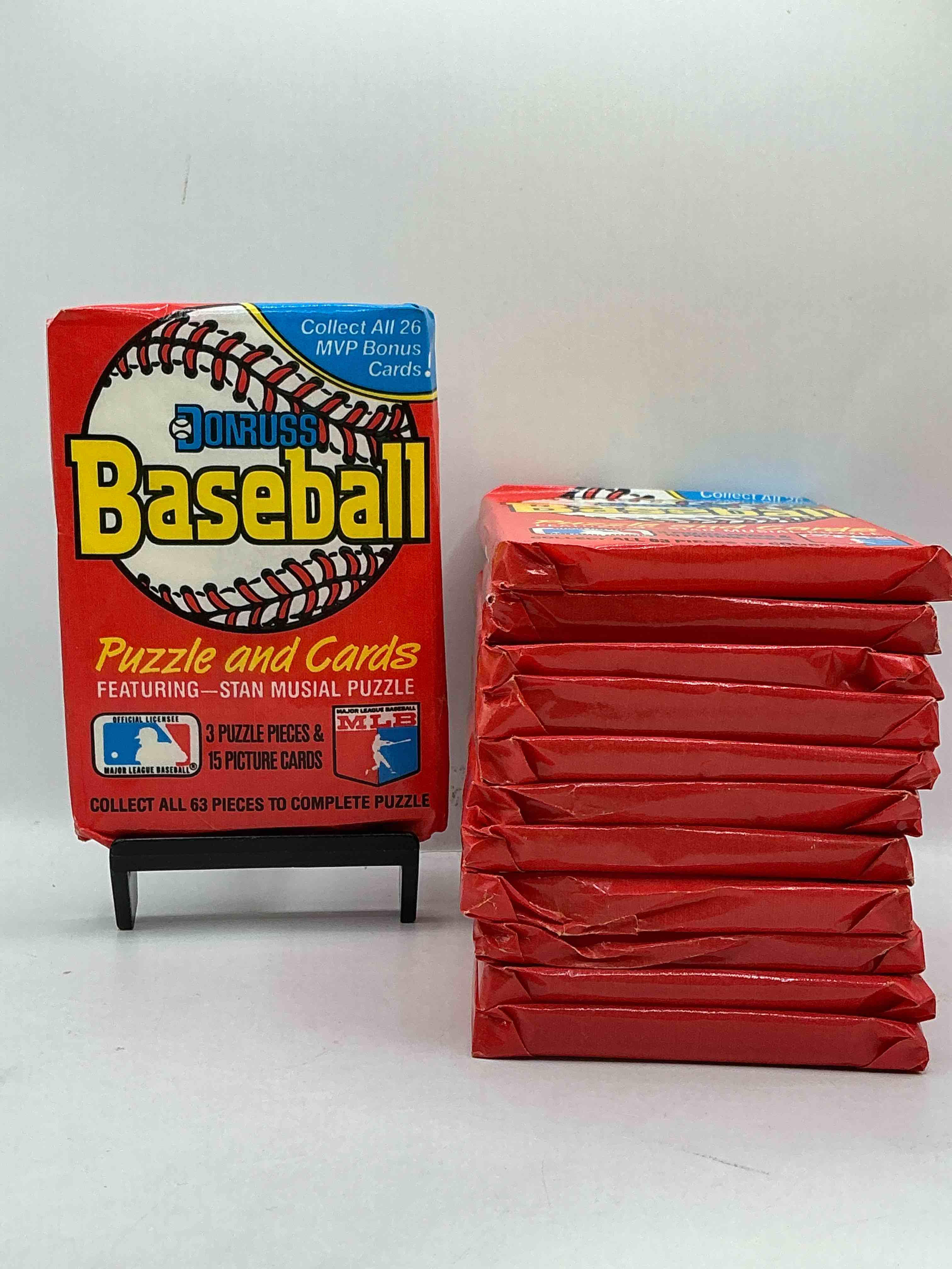 1988 donruss baseball unopened sports card wax packs, direct from original box!search for valuable don mattingly & nolan ryan cards!