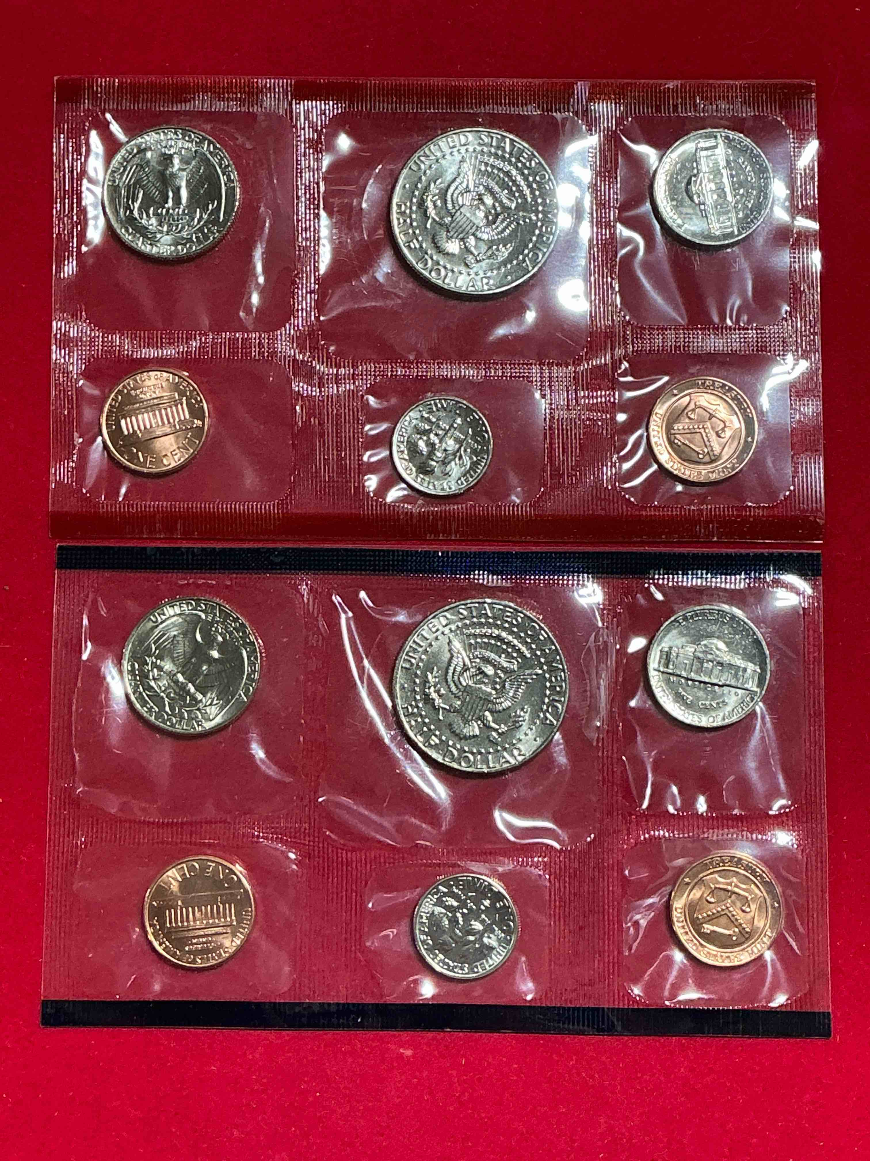Condition photo showing New/Like New for 1988 Mint Coins, 12 Coin Denver & Philadelphia Mint! Half Dollars, Quarters, Dimes, Nickels & Pennies! Wow!