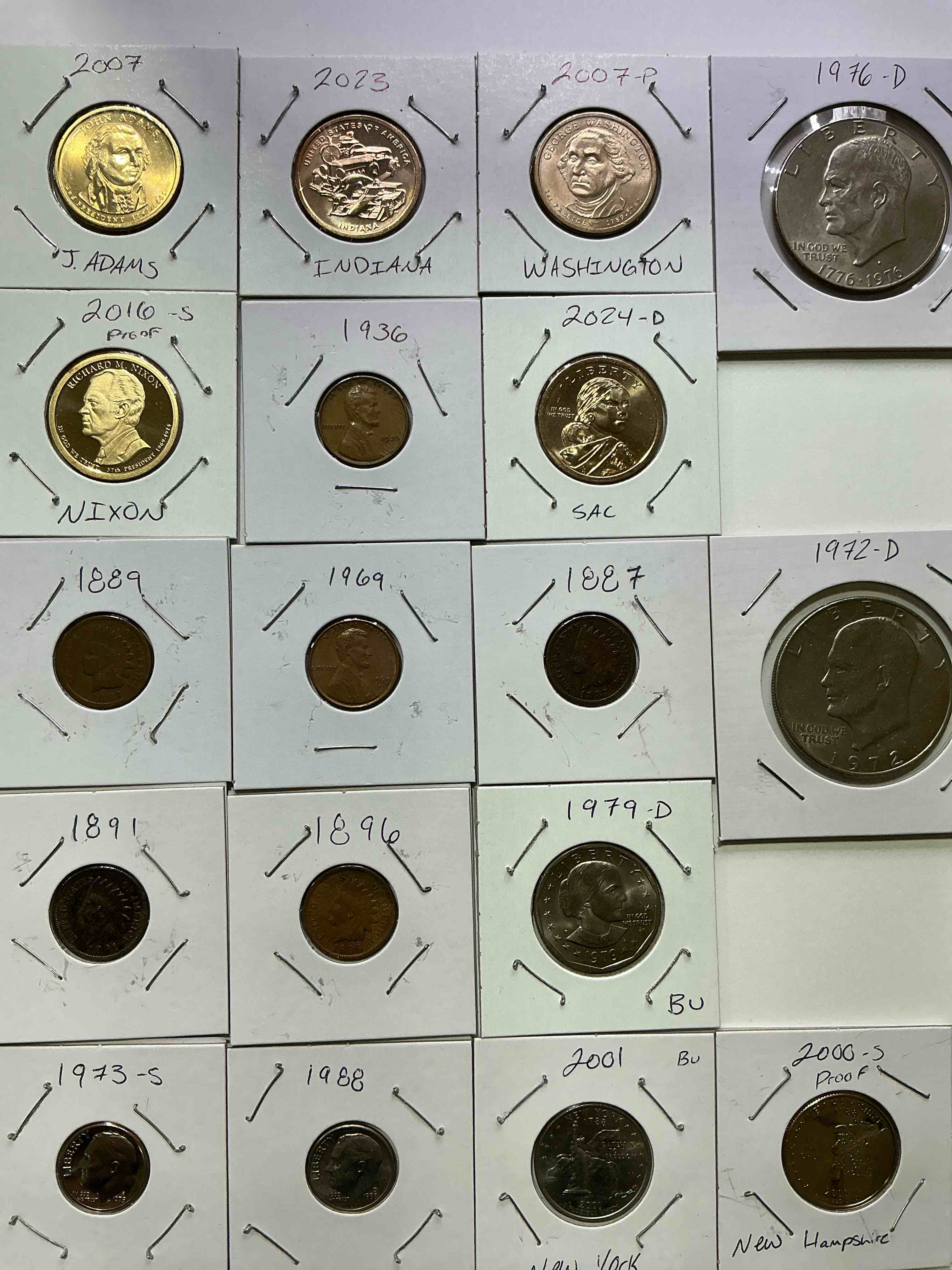 Coin Lot Craziness! A Fun Mixture Of Different Coins From All Different Years! Ike Dollars, Indian Head Pennies, Half Dollars & More! Perfect Addition To Any Collection! 