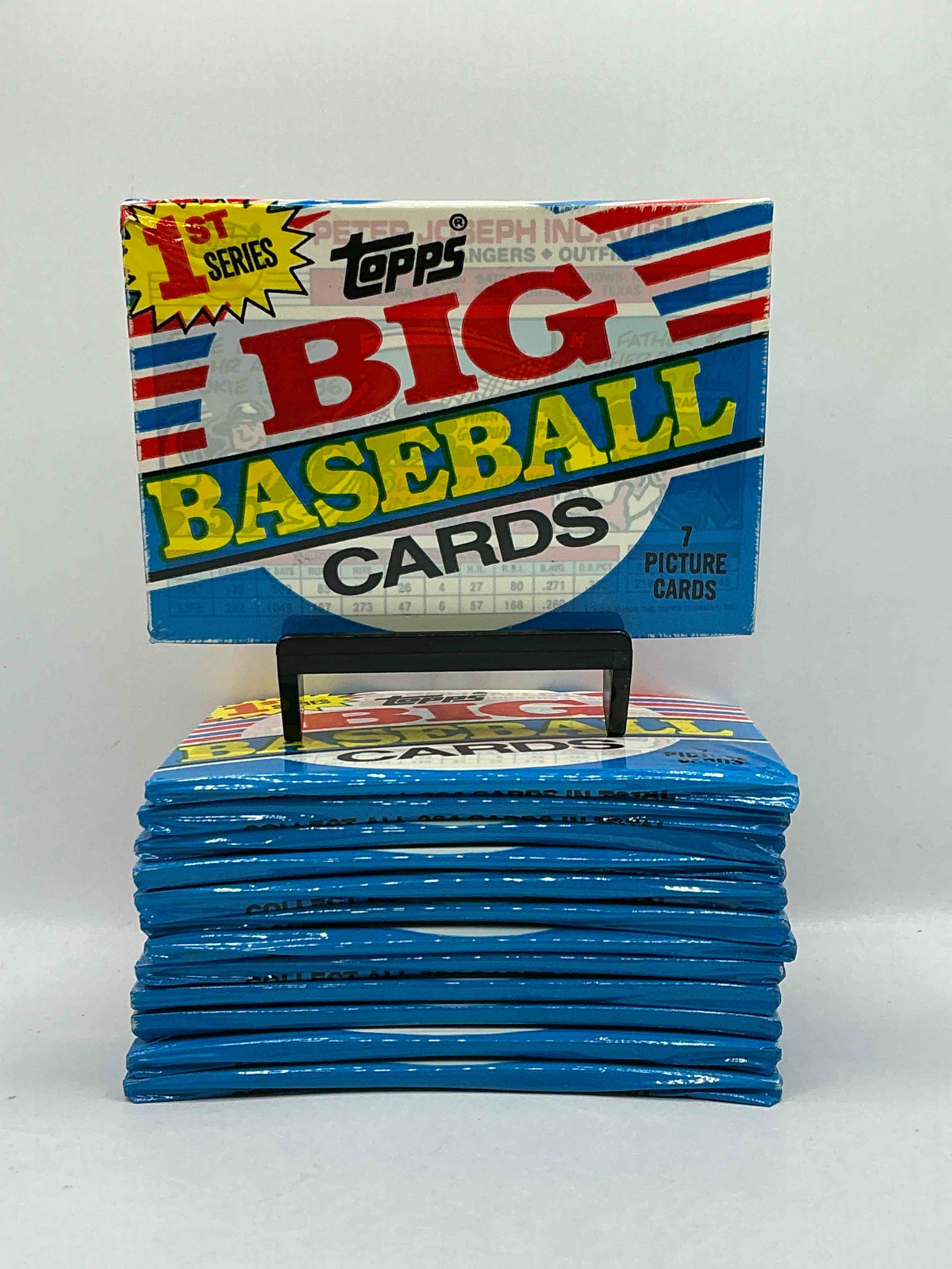 1988 topps big baseball sealed card packs direct from original retail case. getting harder & harder to find! search for bo jackson, roger clemons & tons of 80's stars in these fun cards you rarely see!