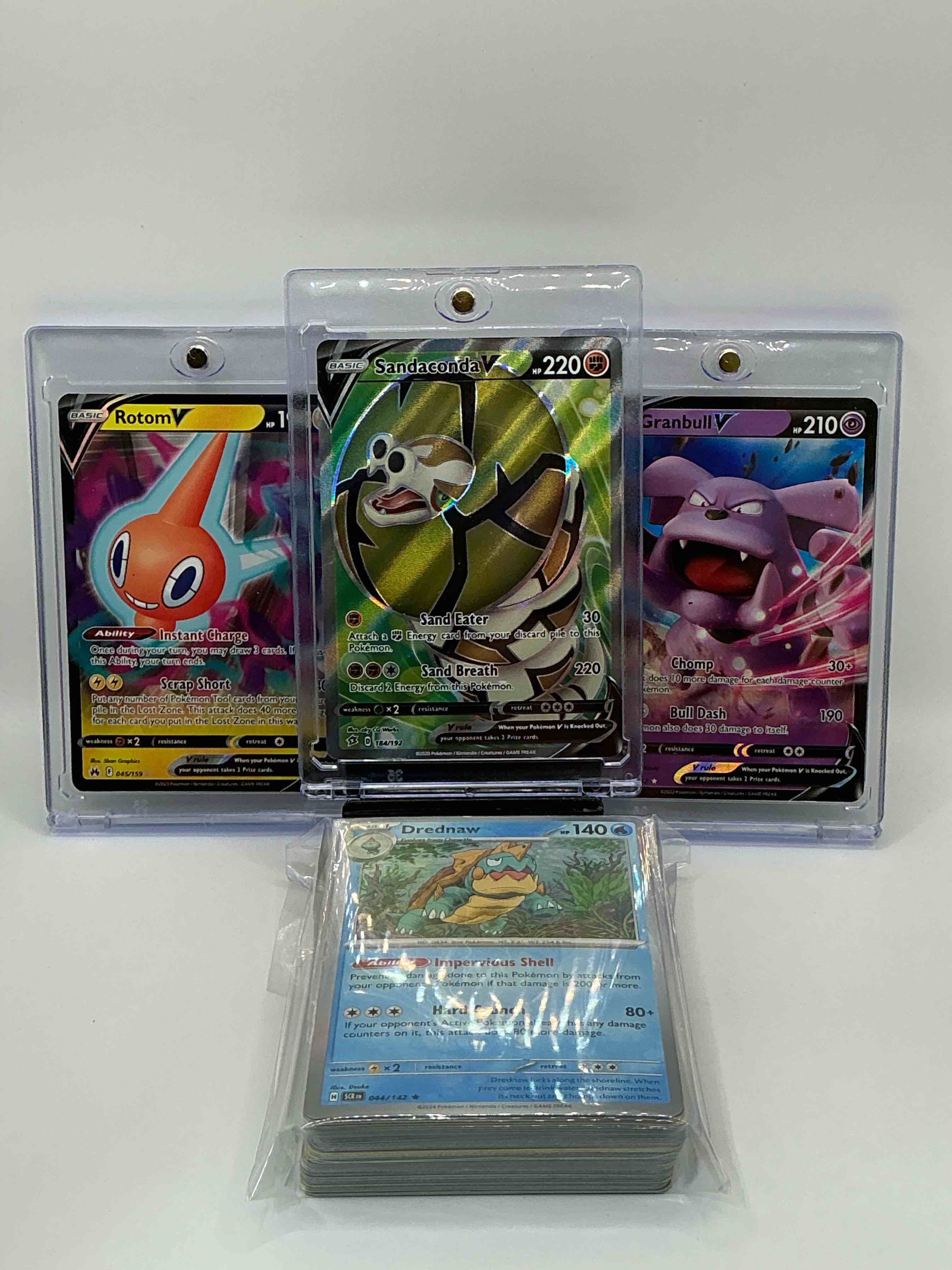 Pokémon Palooza! Sandaconda V! Ganbull EX! Rotom V! Along With 50 Other Pokémon Heroes, Holos, Legends & Commons!