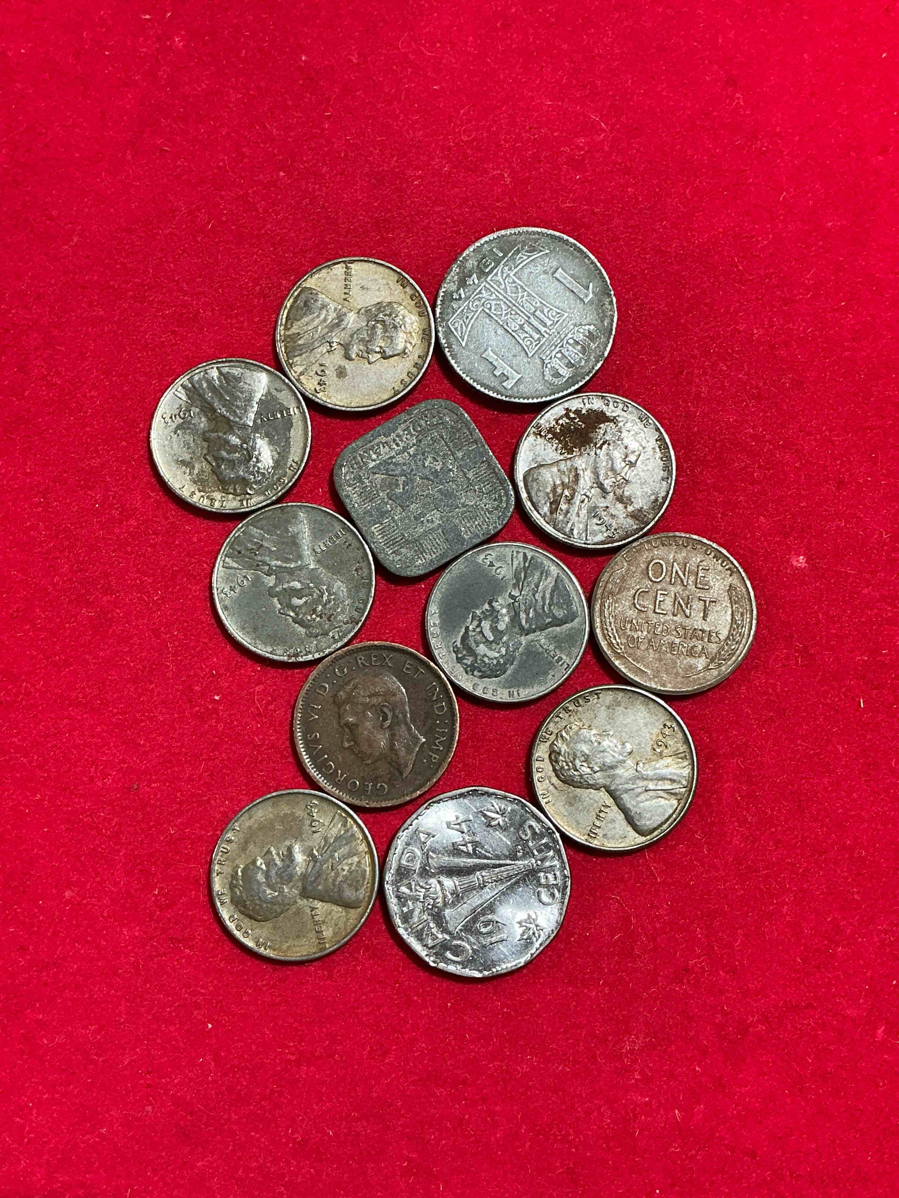 world war two buffs rejoice! up for auction is an awesome collection of world war ii era coins (1939-1945) from around the world! really hard to collect & find in one place! really cool pieces of history!