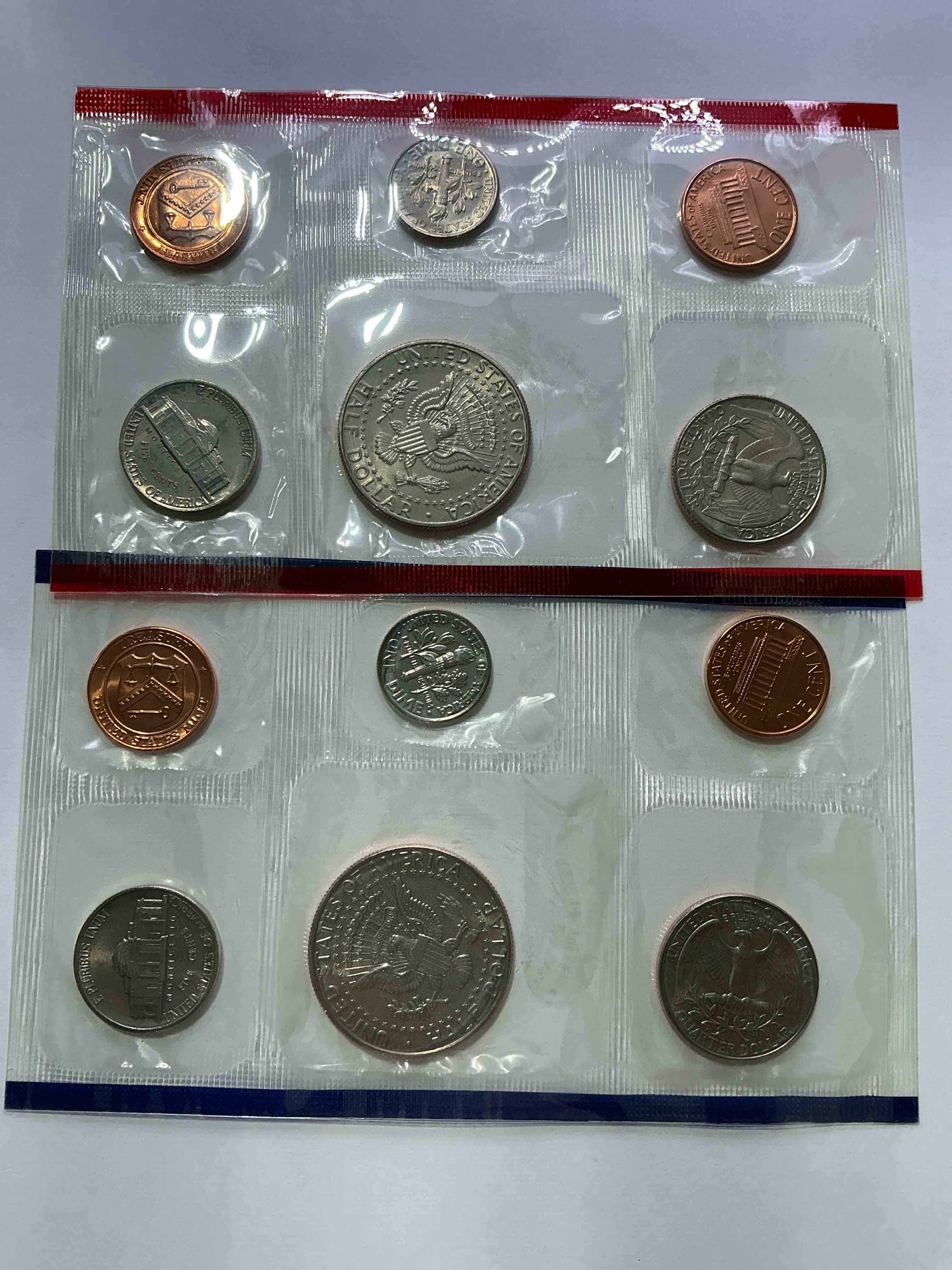 Condition photo showing New/Like New for 1988 Uncirculated U.S. Mint Coins! These Gorgeous Coins From The Mint Set Features Each U.S. Coins Minted in 1988 In Uncirculated Condition, From Each Mint Mark, Philly & Denver! Own An Awesome Investment & Incredible Piece Of U.S. History!