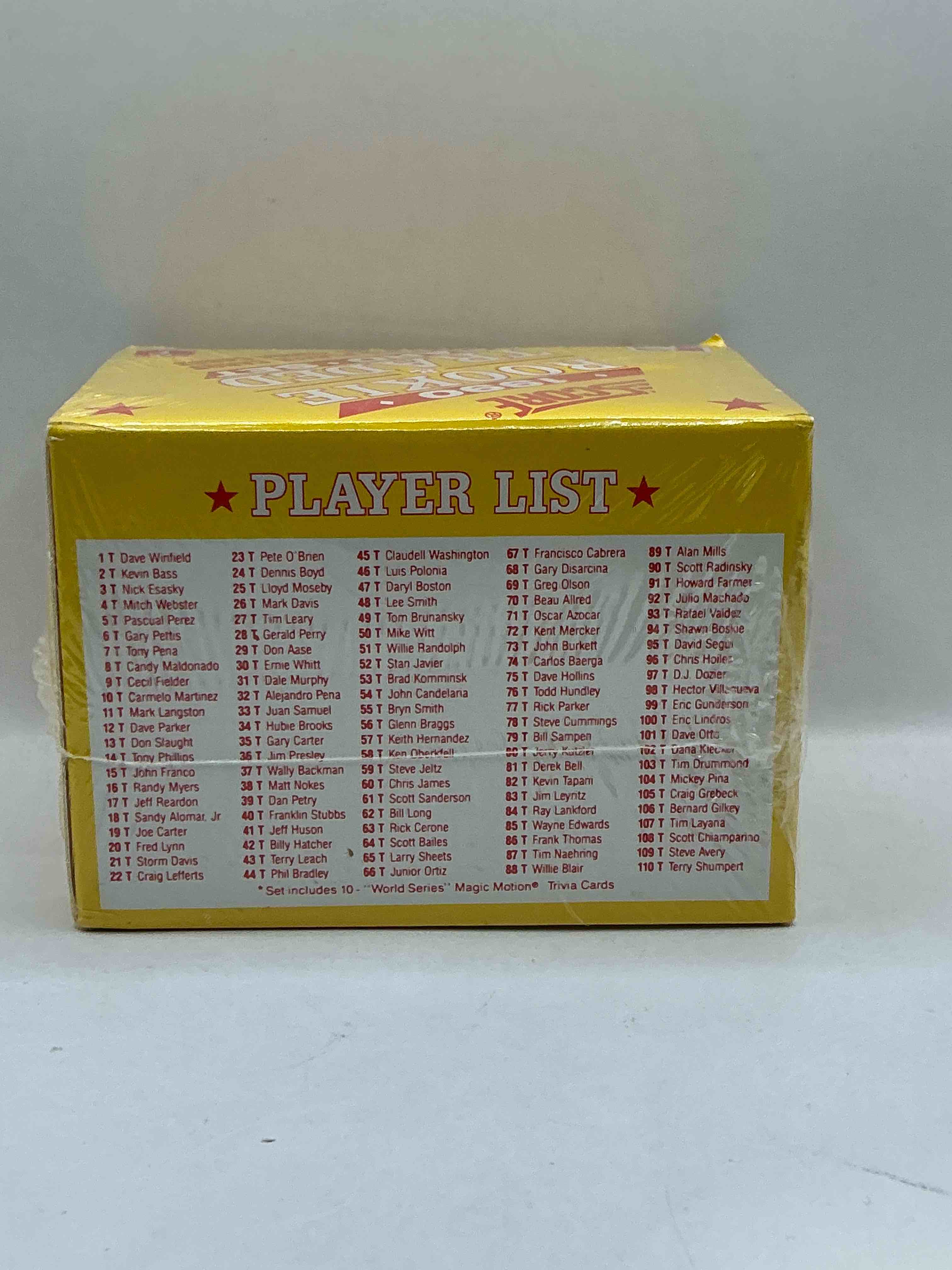 Condition photo showing New/Like New for 1990 Score Baseball Rookies & Traded Box! Unopened Straight From Box! These Packs Are Loaded With Awesome Cards! Some Cards To Search For Are Frank Thomas, Dave Winfield & More!
