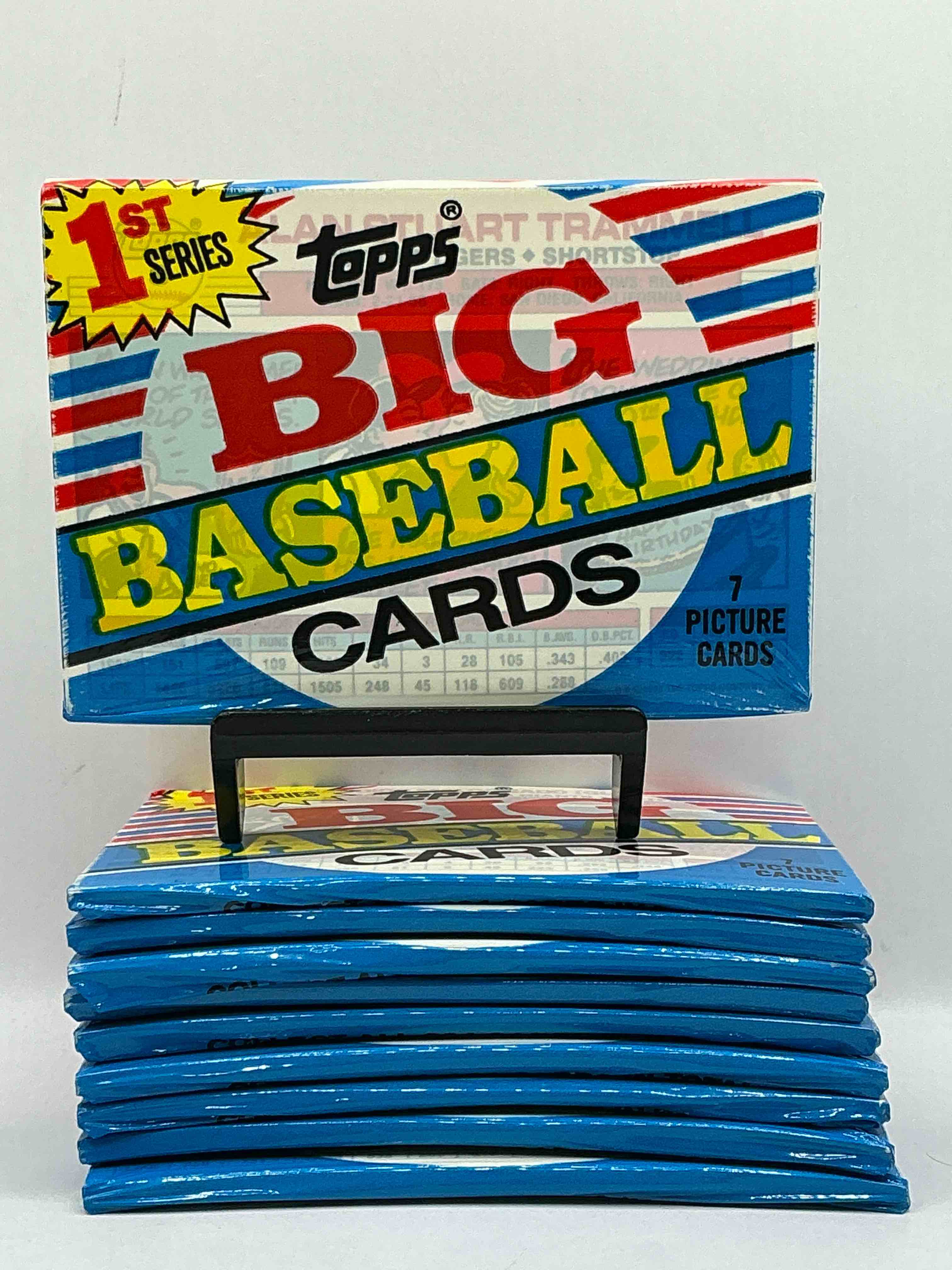 1988 Topps Big Baseball Sealed Card Packs Direct From Original Retail Case. Getting Harder & Harder To Find! Search For Bo Jackson, Roger Clemons & Tons Of 80's Stars In These Fun Cards You Rarely See!