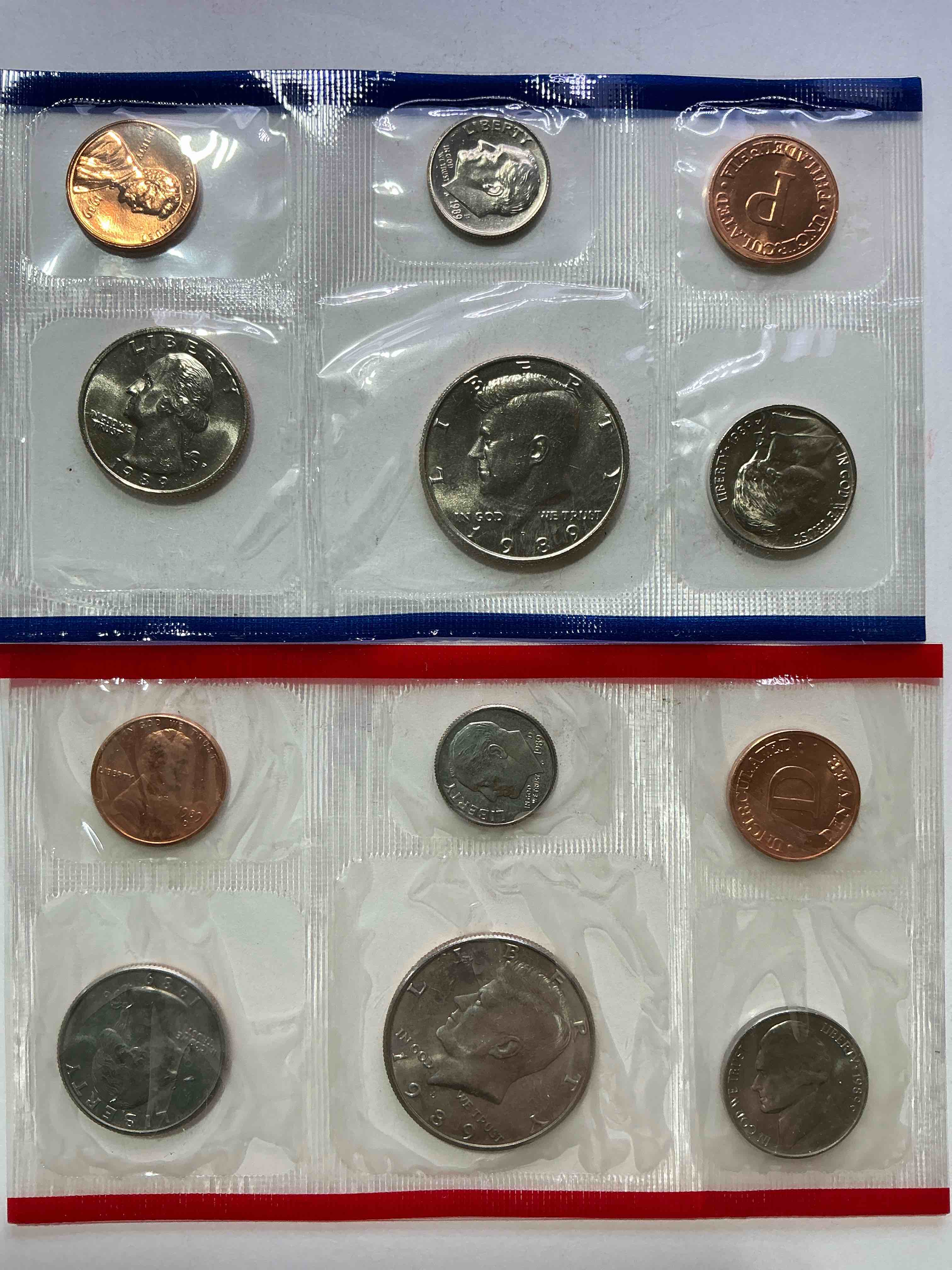 1989 Uncirculated U.S. Mint Coins! Attention All Swifties Out There! What A Great Year! These Gorgeous Coins From The Mint Set Features Each U.S. Coins Minted in 1989 In Uncirculated Condition, From Each Mint Mark, Philly & Denver! From The U.S. Treasury In 1989! Own An Awesome Investment & Incredible Piece Of U.S. History! Also Makes For An Awesome Gift!