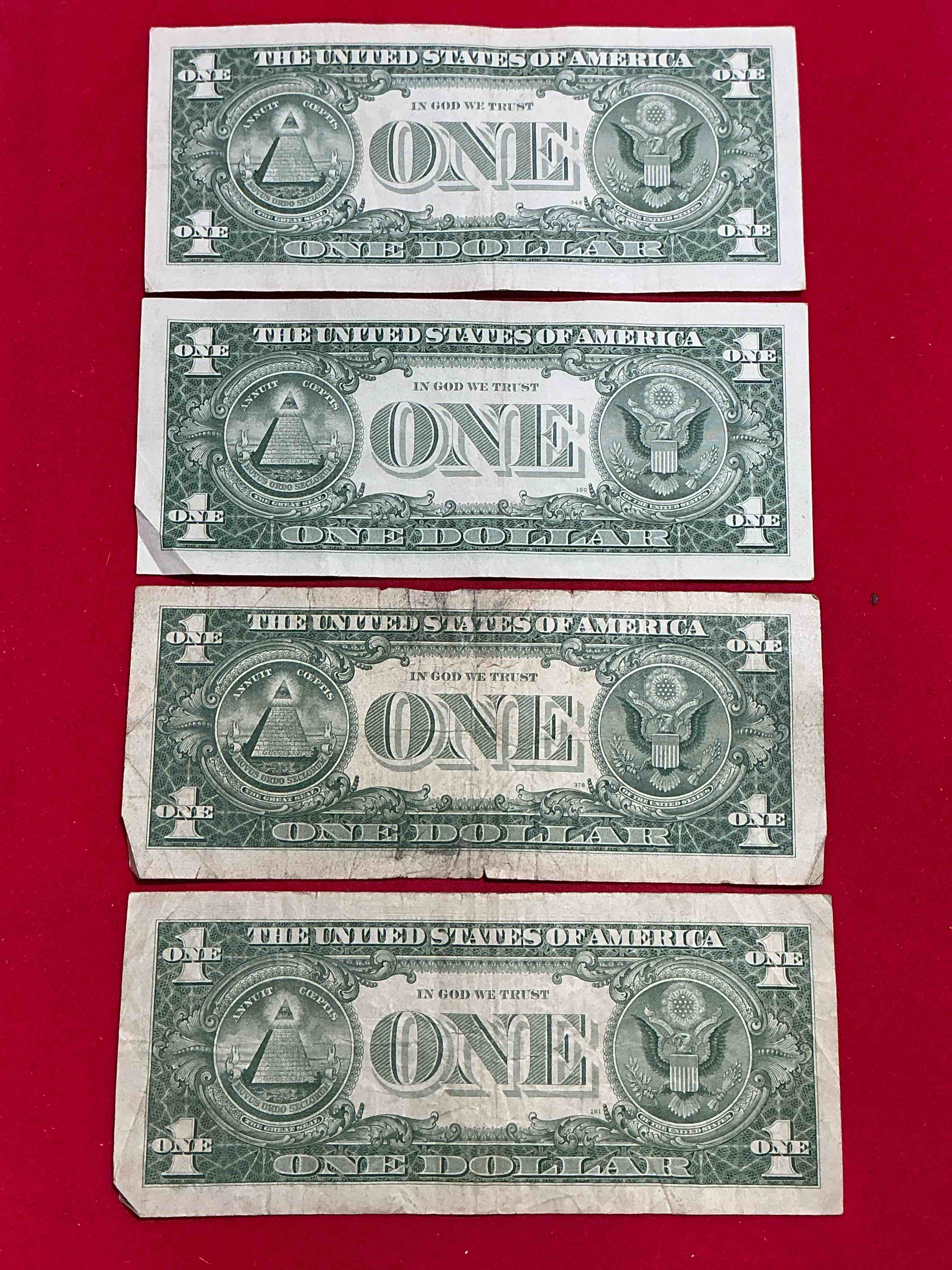 Condition photo showing Good Condition for 1957 silver certificates! did you know that prior to 1964 one dollar u.s. paper money was actually redeemable for silver dollars?! wow how times have changed! silver certificates were produced from 1878 to 1964 & are still considered legal tender at face value. here are gorgeous, circulated 1935 & 1957 u.s. one dollar silver certificate, with highly collectible "blue seal!* own an awesome piece of history!