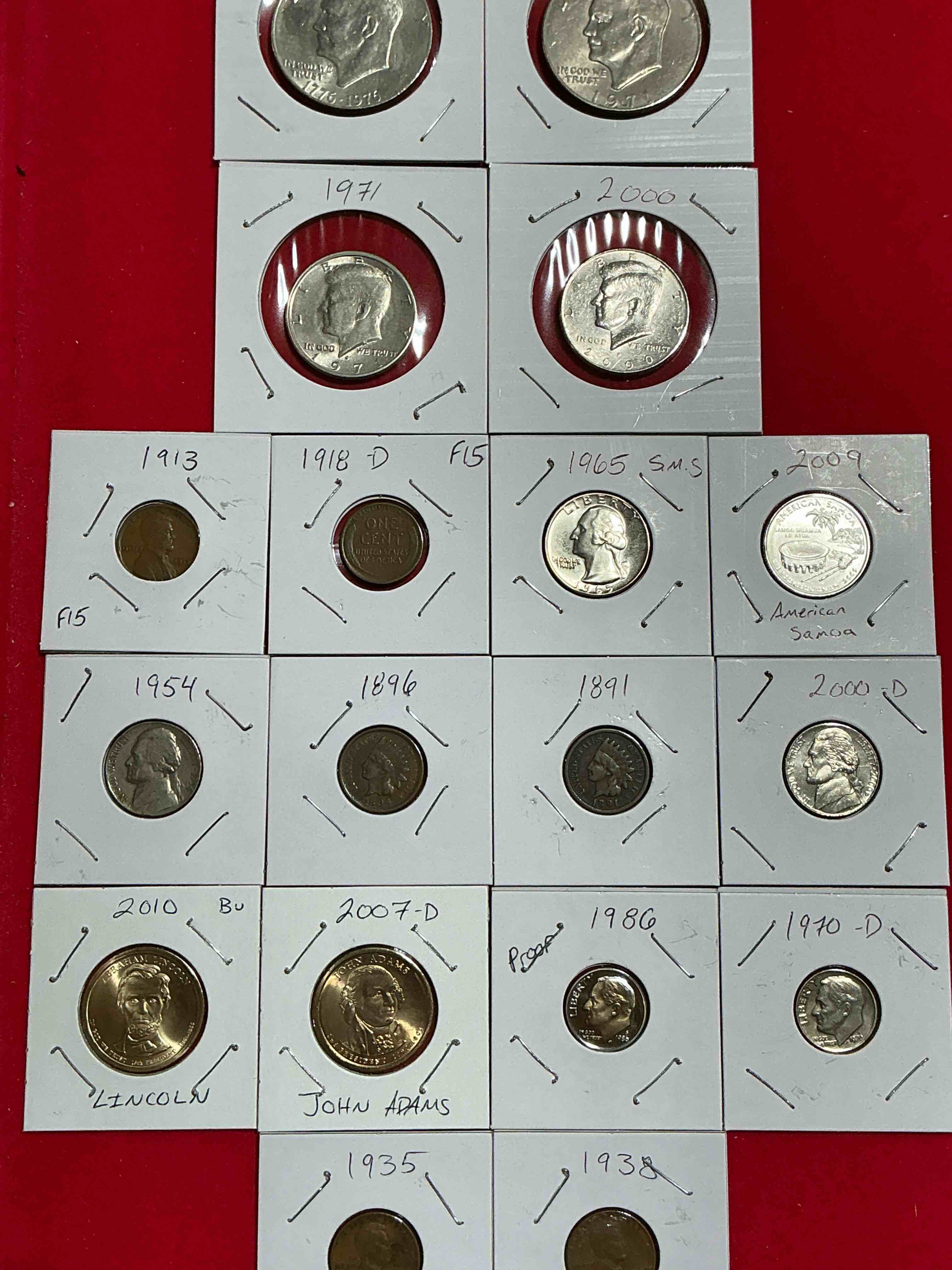 coin lot craziness! a fun mixture of different coins from all different years! ike dollars, indian head pennies, half dollars & more! perfect addition to any collection!  