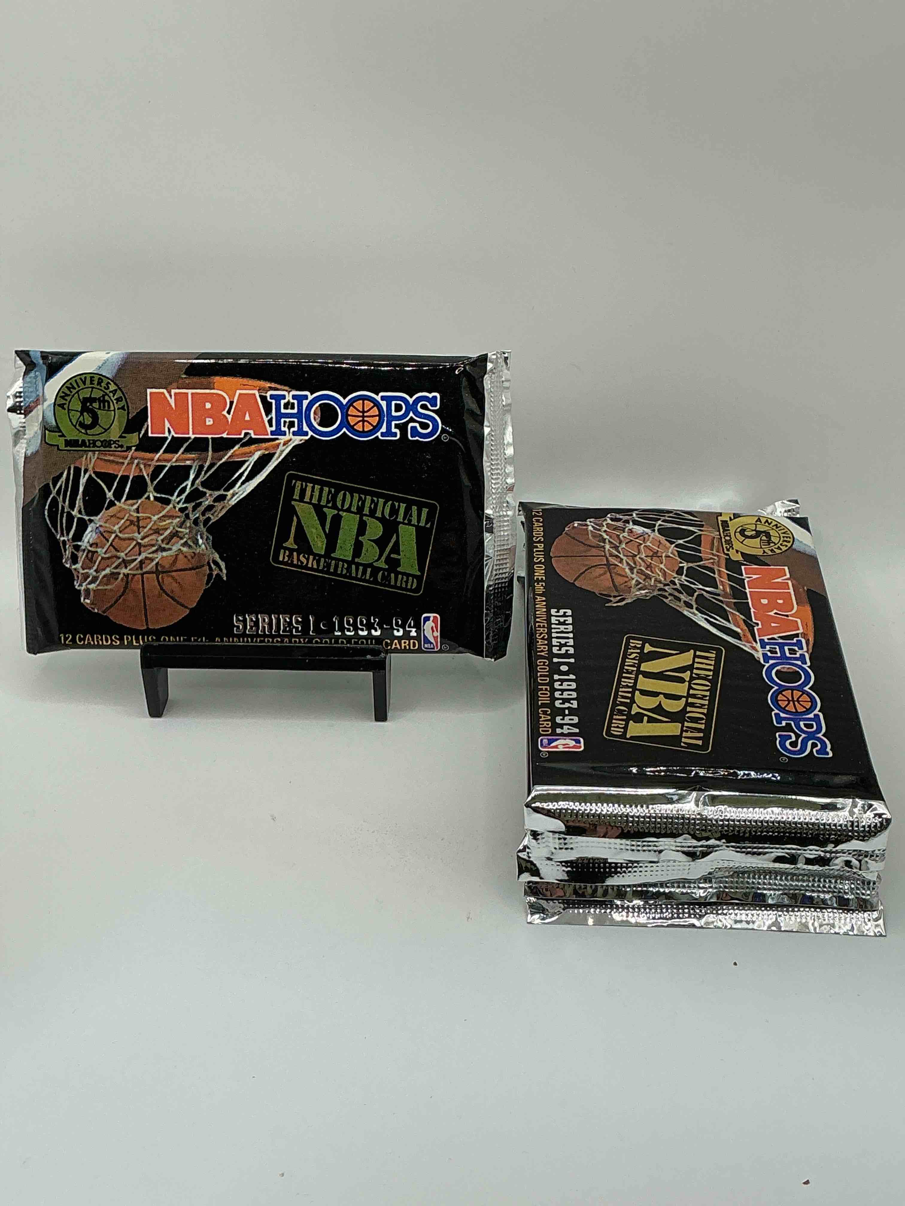 michael jordan!? 90’s basketball stars!! nba hoops basketball packs! 1993-94 edition packs! these beautiful packs are getting to be very hard to find. these premiere edition card packs are rare & super cool! look for michael jordan, david robinson, dennis rodman & so many more 80’s & 90’s legends!