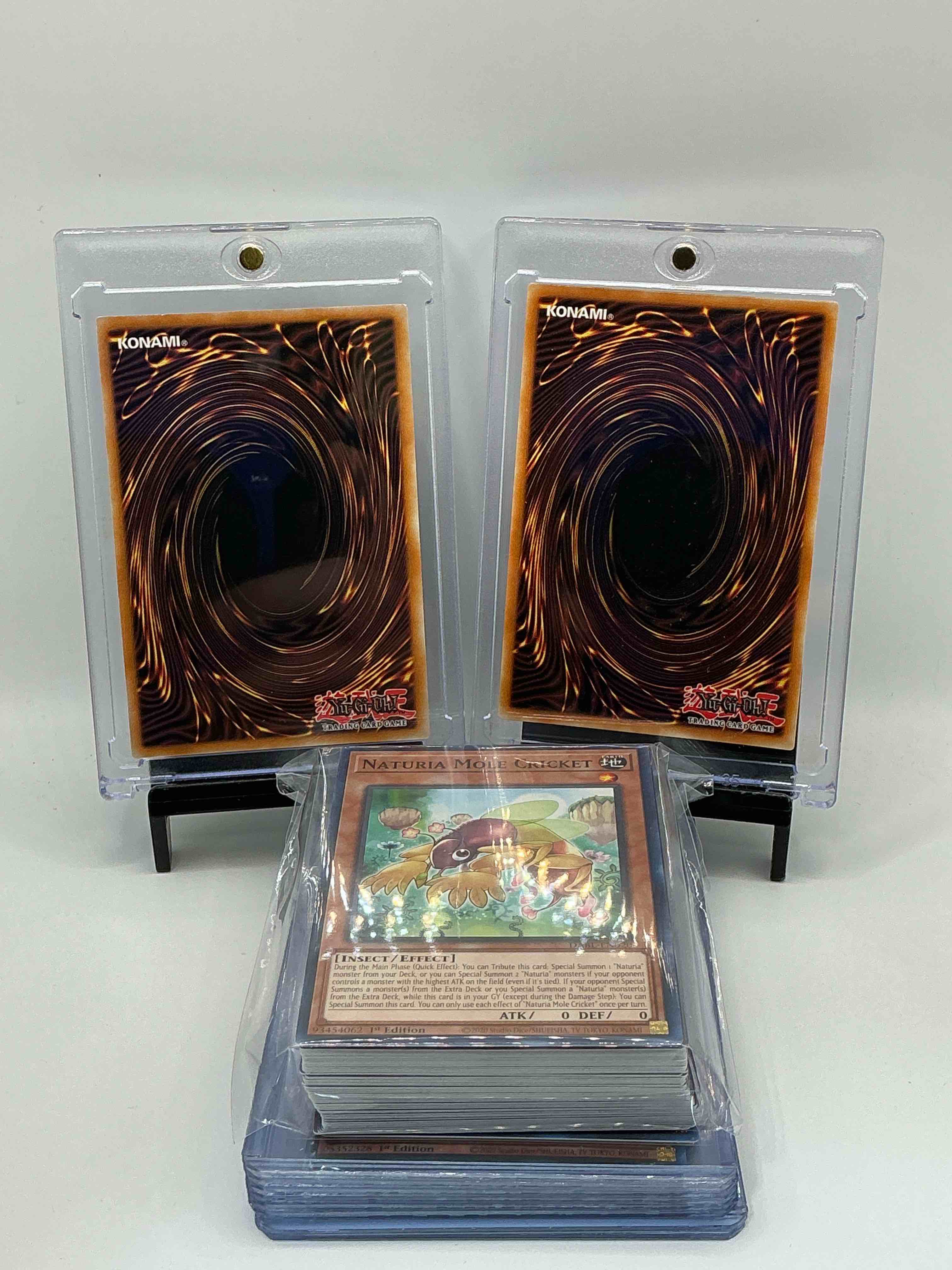 Condition photo showing New/Like New for Yu-Gi-Oh 50 Card Lot! Join The Craze Of Yu-Gi-Oh With These Awesome Cards! This 50 Card Lot Includes The Big Three Yu-Gi-Oh Category Cards, Monsters, Spells & Traps! This 50 Card Lot Includes Some Of All Three! WOW! Perfect Time To Start Collecting! 