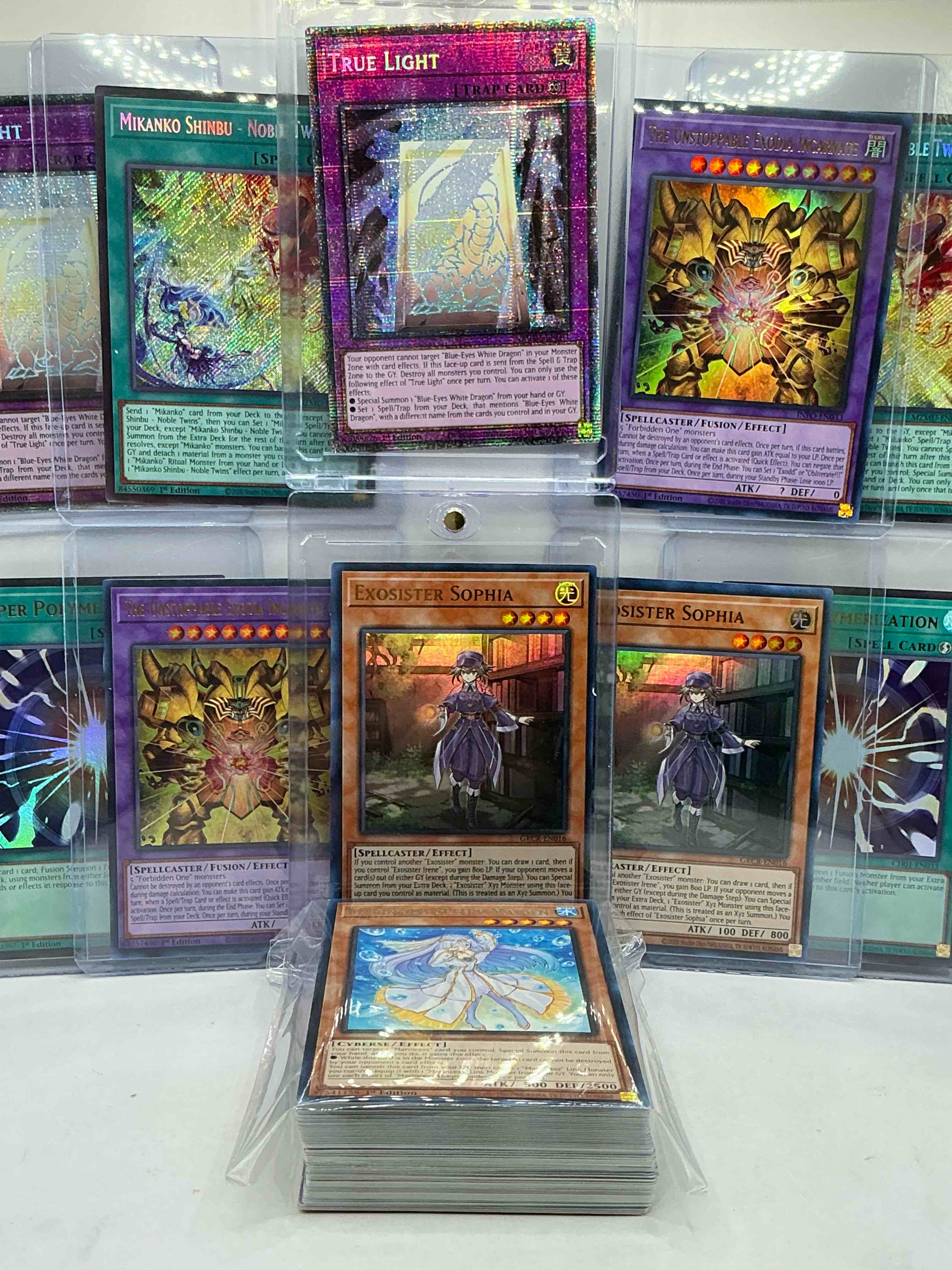 Condition photo showing New/Like New for Yu-Gi-Oh 50 Card Lot! Join The Craze Of Yu-Gi-Oh With These Awesome Cards! This 50 Card Lot Includes The Big Three Yu-Gi-Oh Category Cards, Monsters, Spells & Traps! This 50 Card Lot Includes Some Of All Three! WOW! Perfect Time To Start Collecting! 