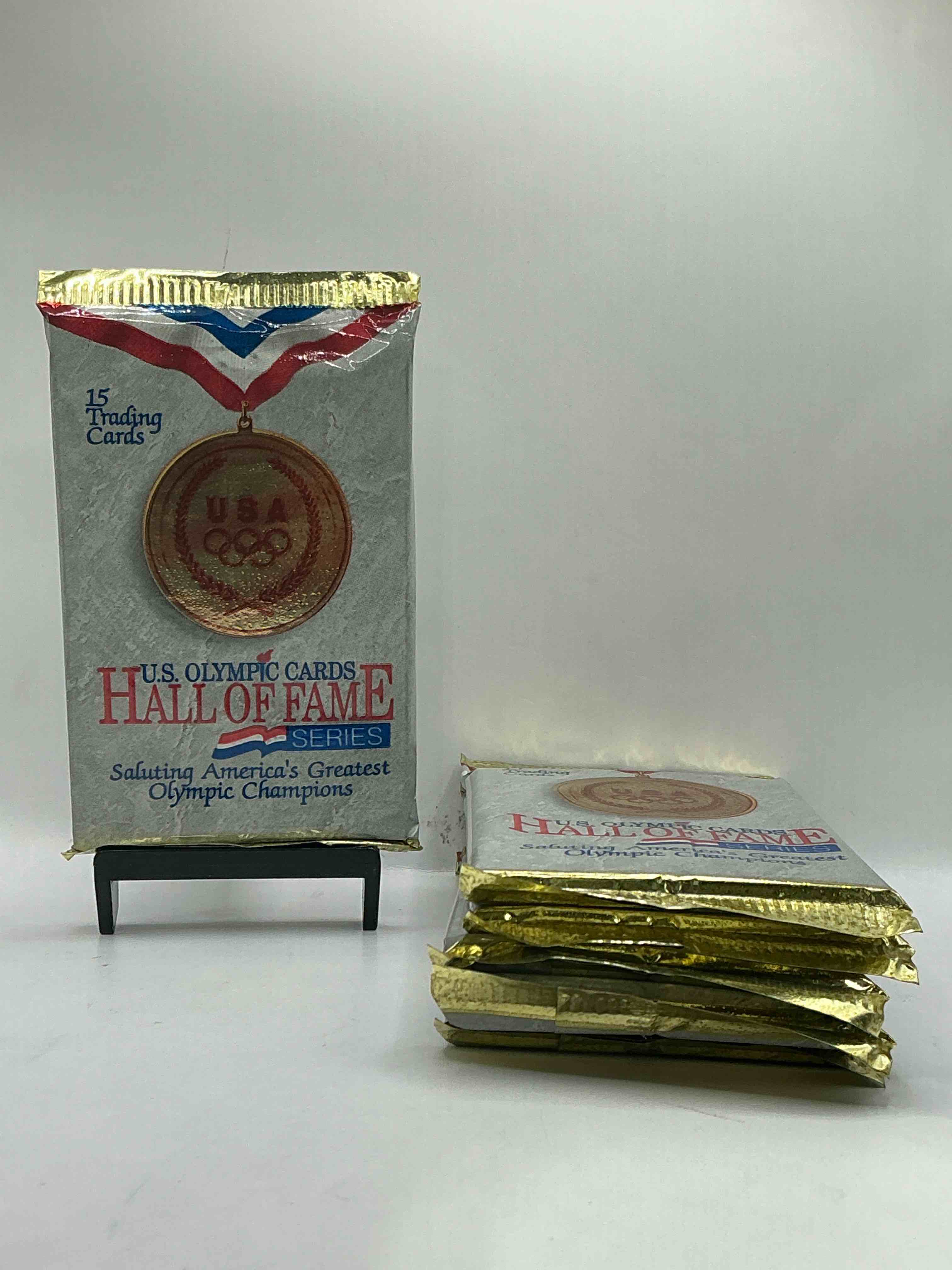 Olympic Insanity! US Olympic Hall Of Fame 1992 Packs! Direct From Box! Check Out These Rare US Olympic Packs!