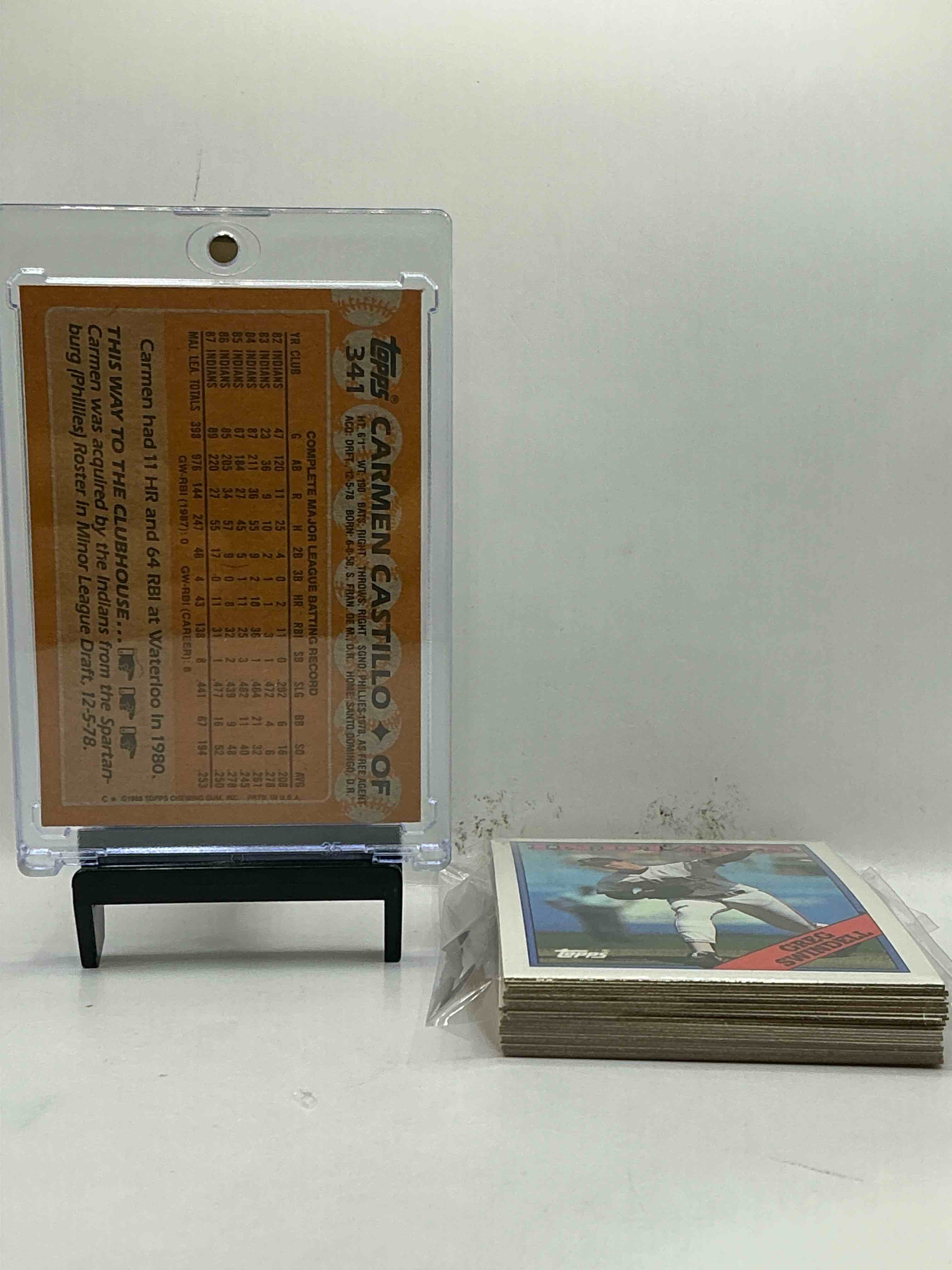 Condition photo showing New/Like New for Indians 1988 Card Set! This Cleveland Indians Lot Includes Greg Swindell, Carmen Castillo & More!
