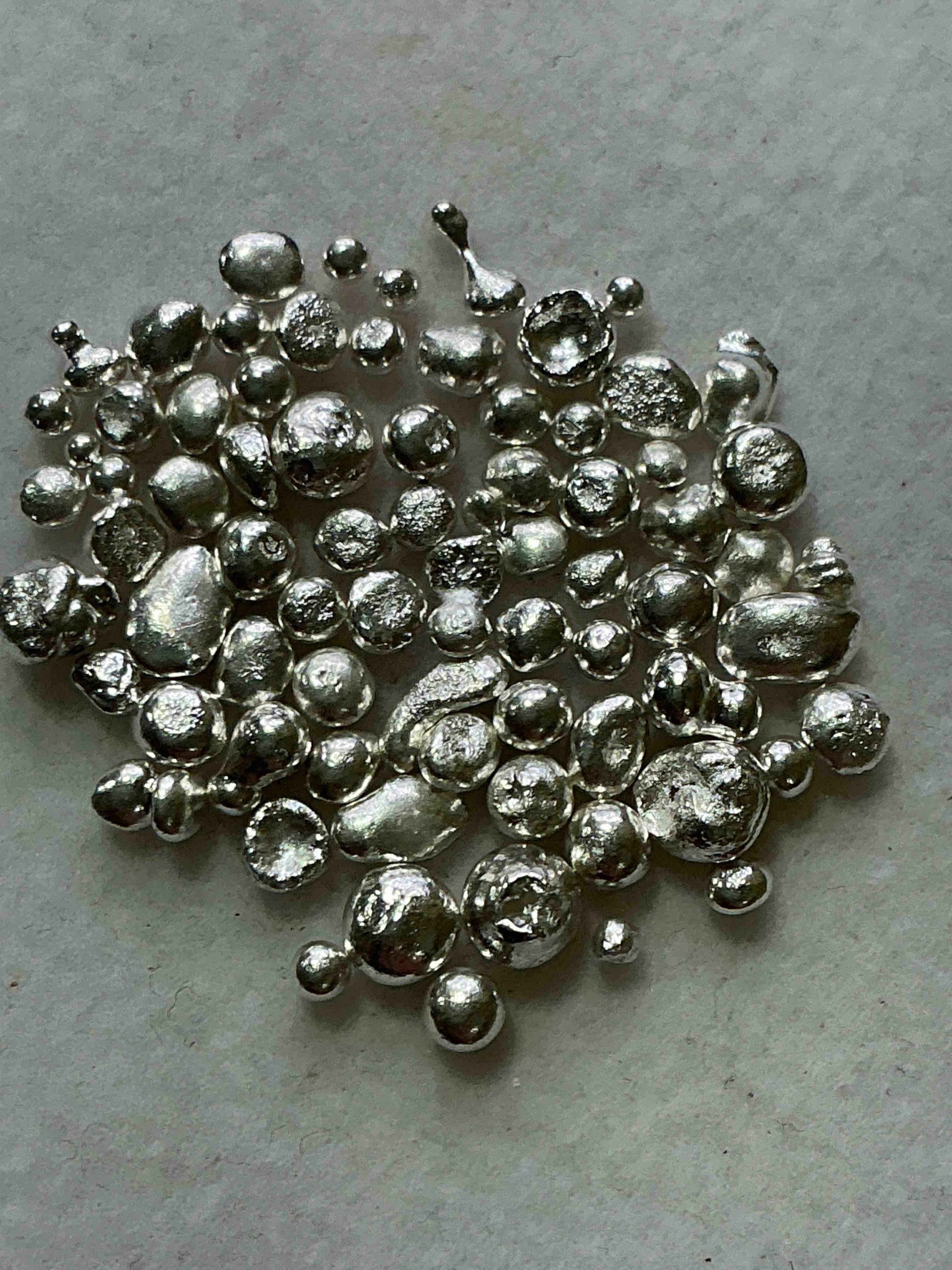 Silver Nuggets! .999 US Fine Silver, In Small Nugget Form! Total Weight Of All Nuggets In Lot Approximately 6 Grams, Bid Is Per Nugget! A Cool Way To Invest In Fine US Silver! Includes Collector Capsule!